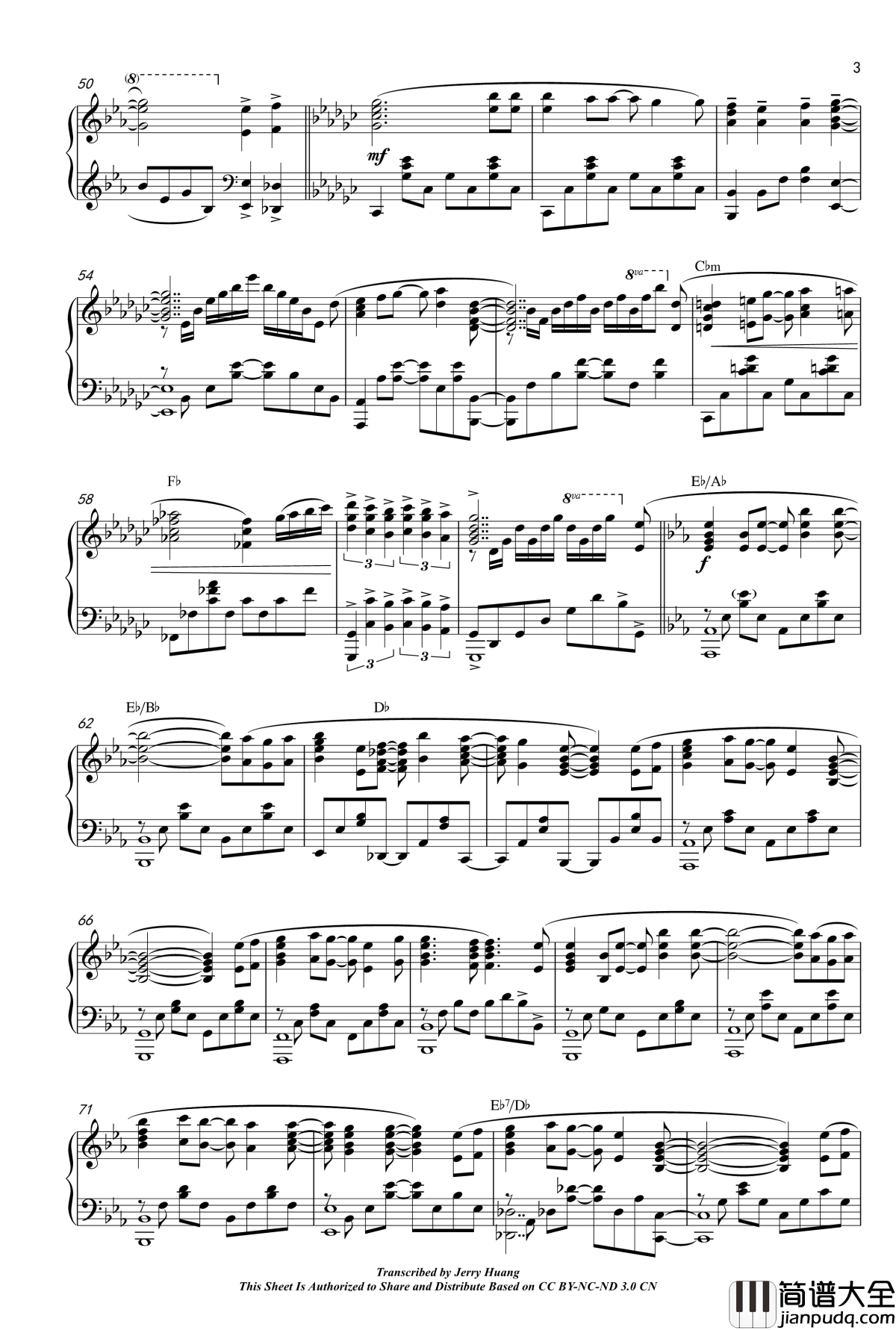 ユメノトビラ_(Full_Ver.)_钢琴谱_电视动画_LoveLive!_第二季第三话插入歌_LoveLive!Sunshine!!