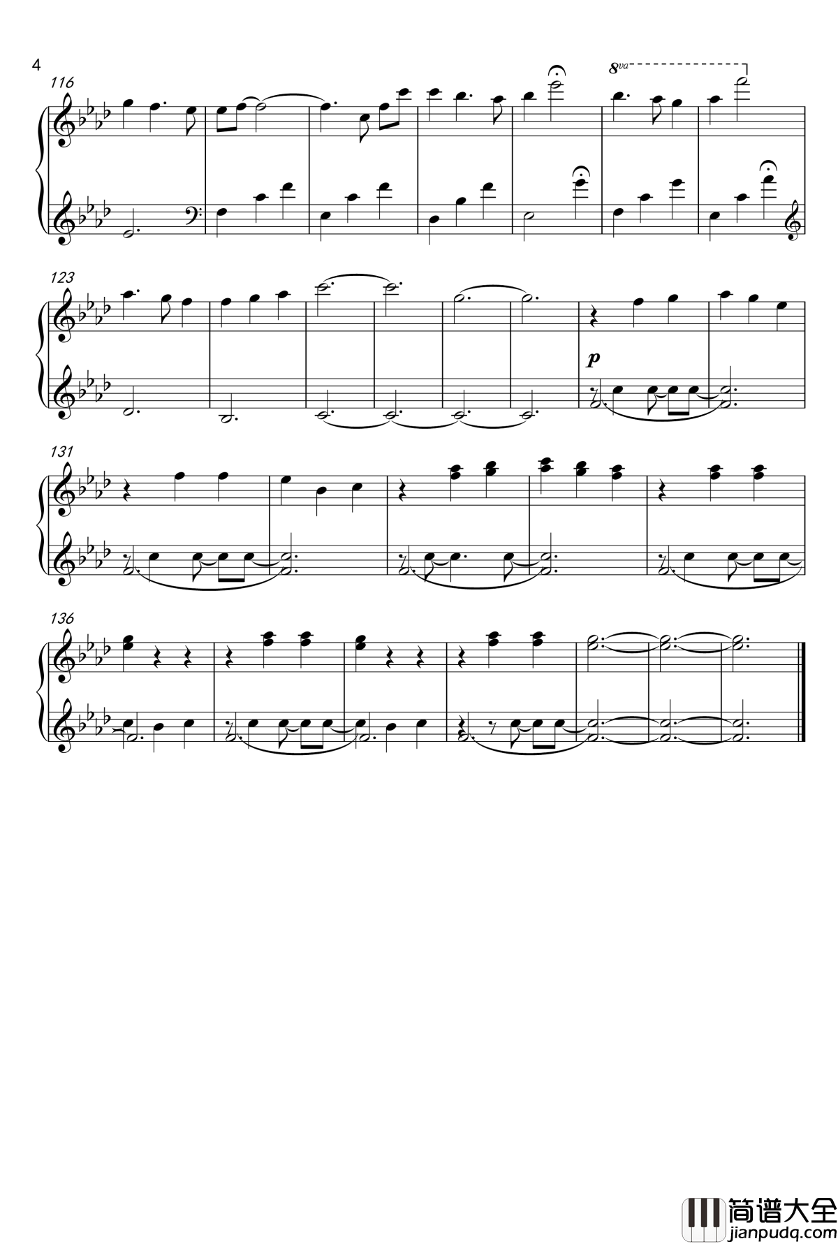 Arwen‘s_Vigil钢琴谱_piano_ver_the_Piano_Guys