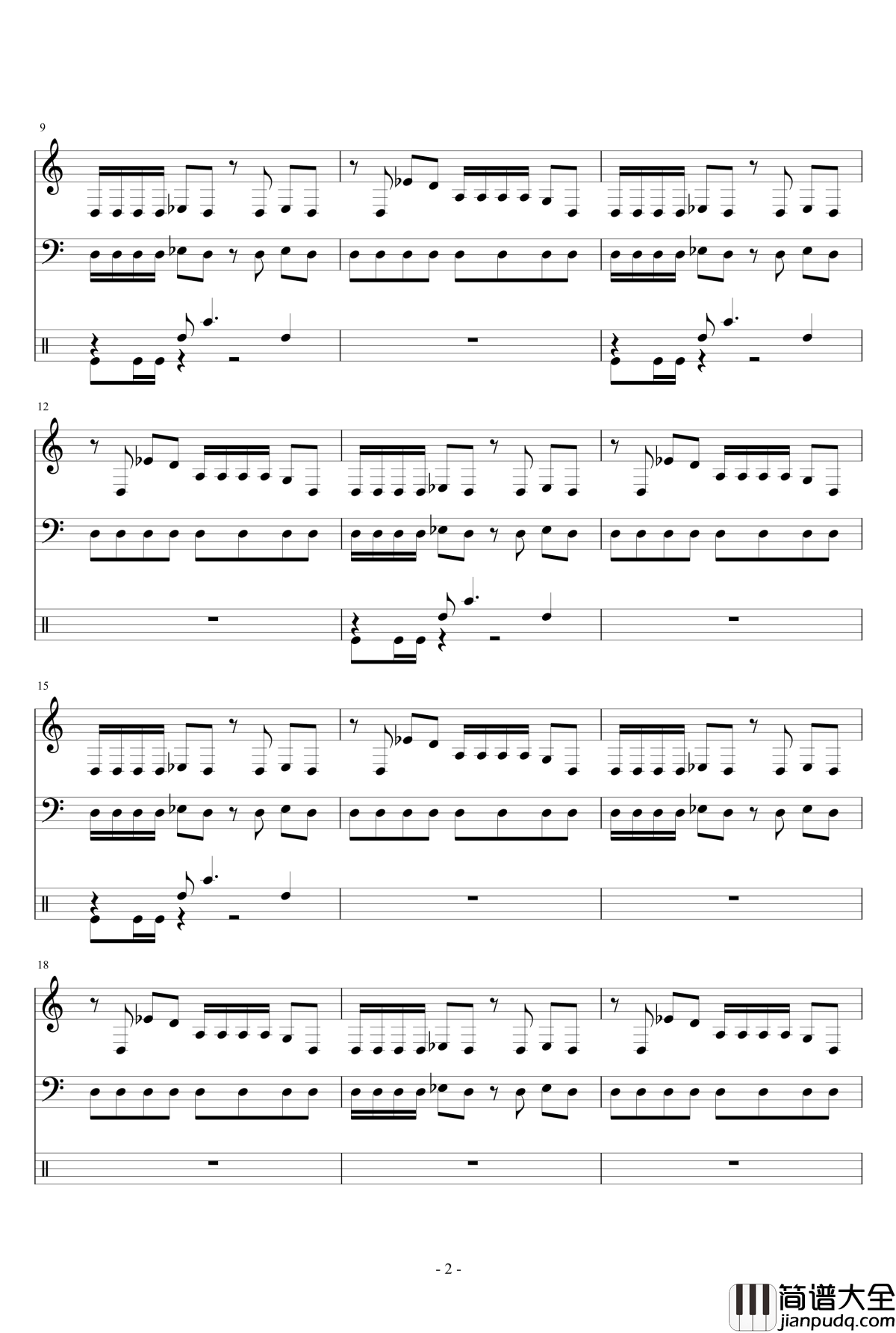 花开花落钢琴谱_乐队谱_左右乐队