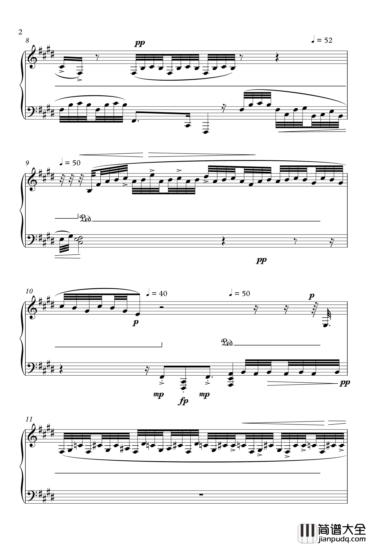 利世的悲伤钢琴谱_Sorrow/Rize's_melody__Tokyo_Ghoul_东京喰种_东京食尸鬼