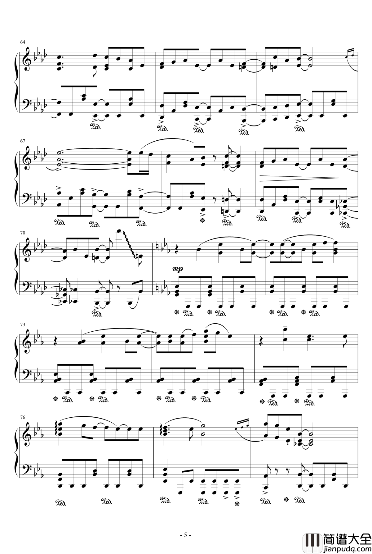 God_Save_The_Girls钢琴谱_斯特拉的魔法OP_下地紫野