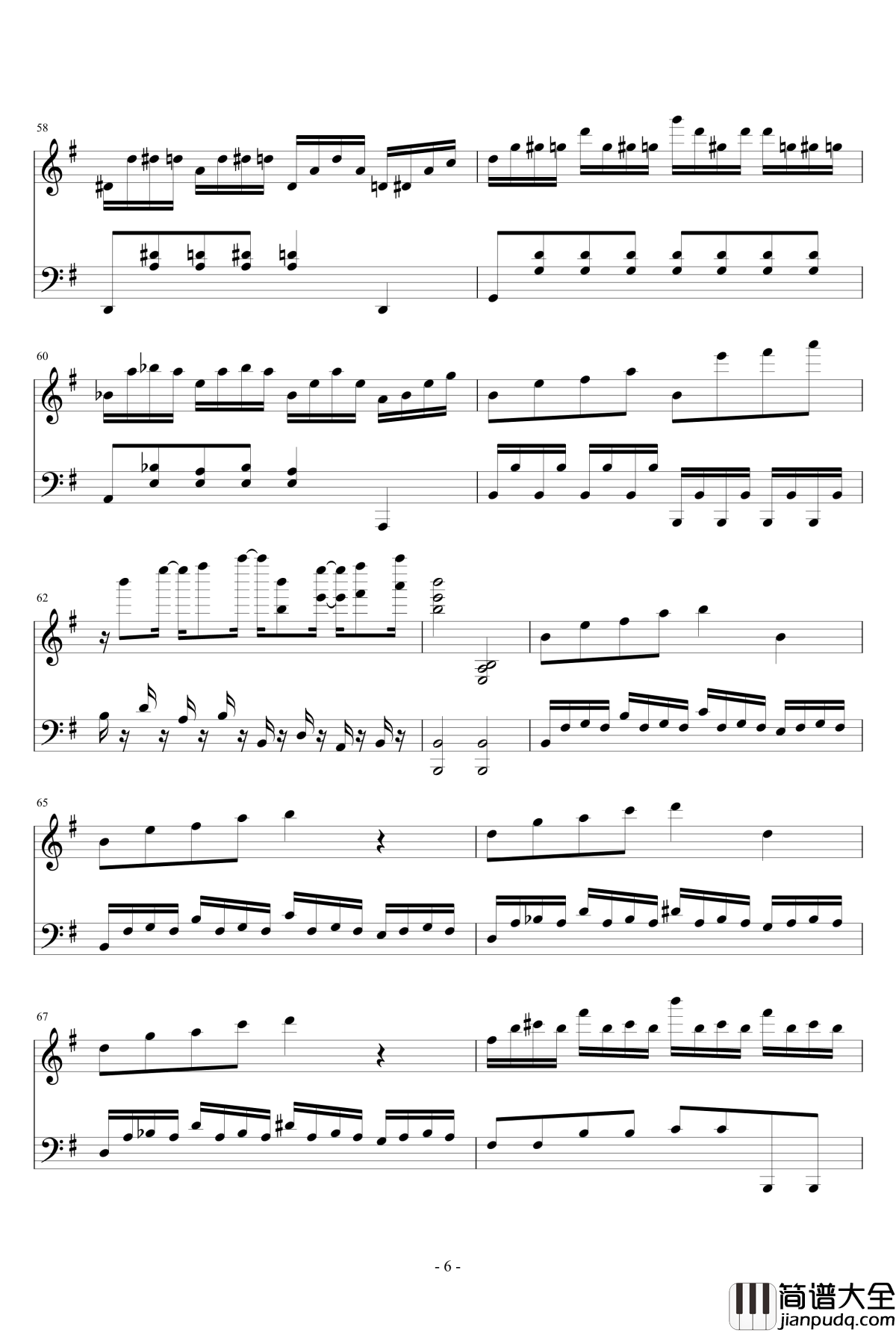 忐忑钢琴谱_简易版_龚琳娜