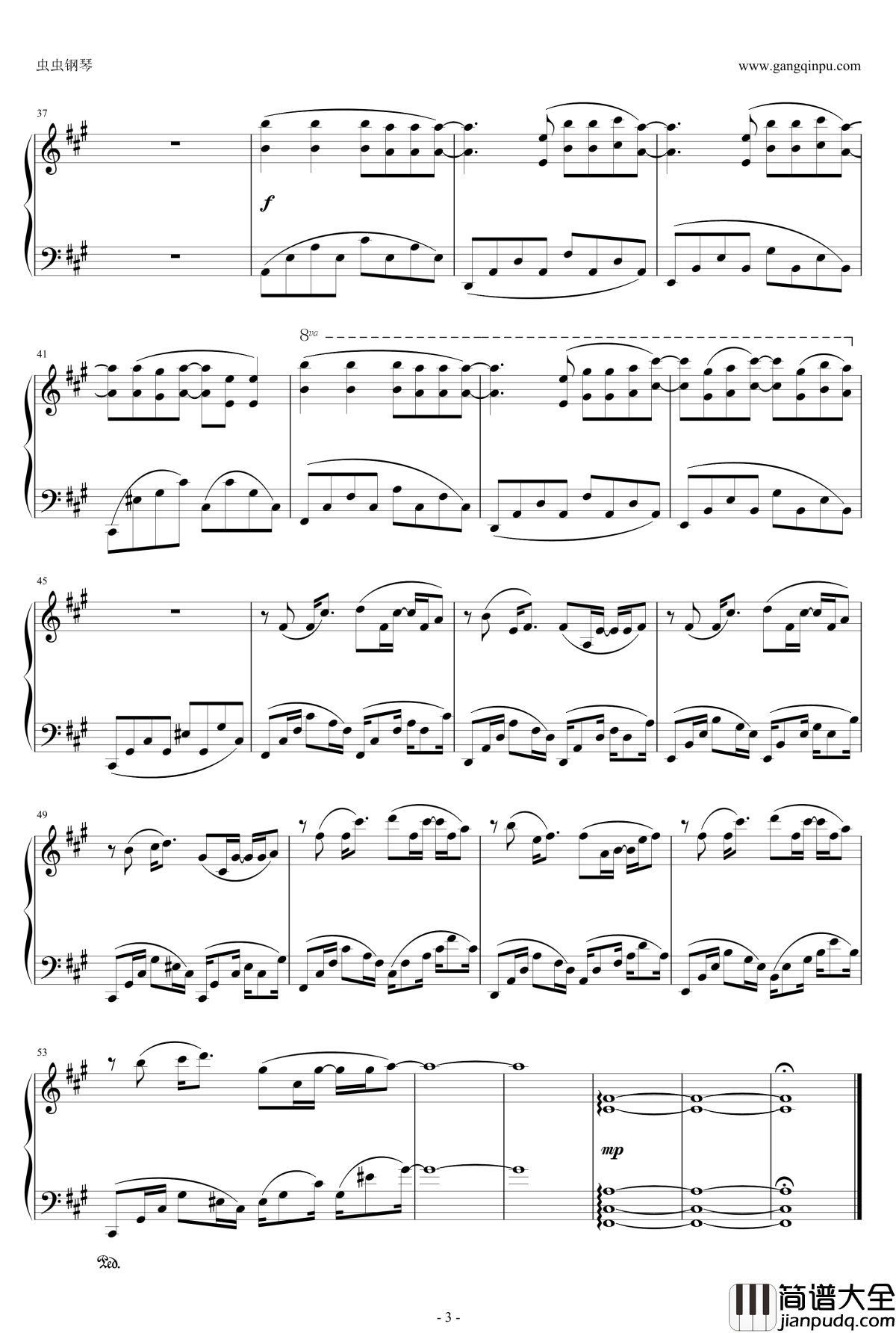 Re：CREATORSOP1钢琴谱_GravityWall_TV_Size_泽野弘之