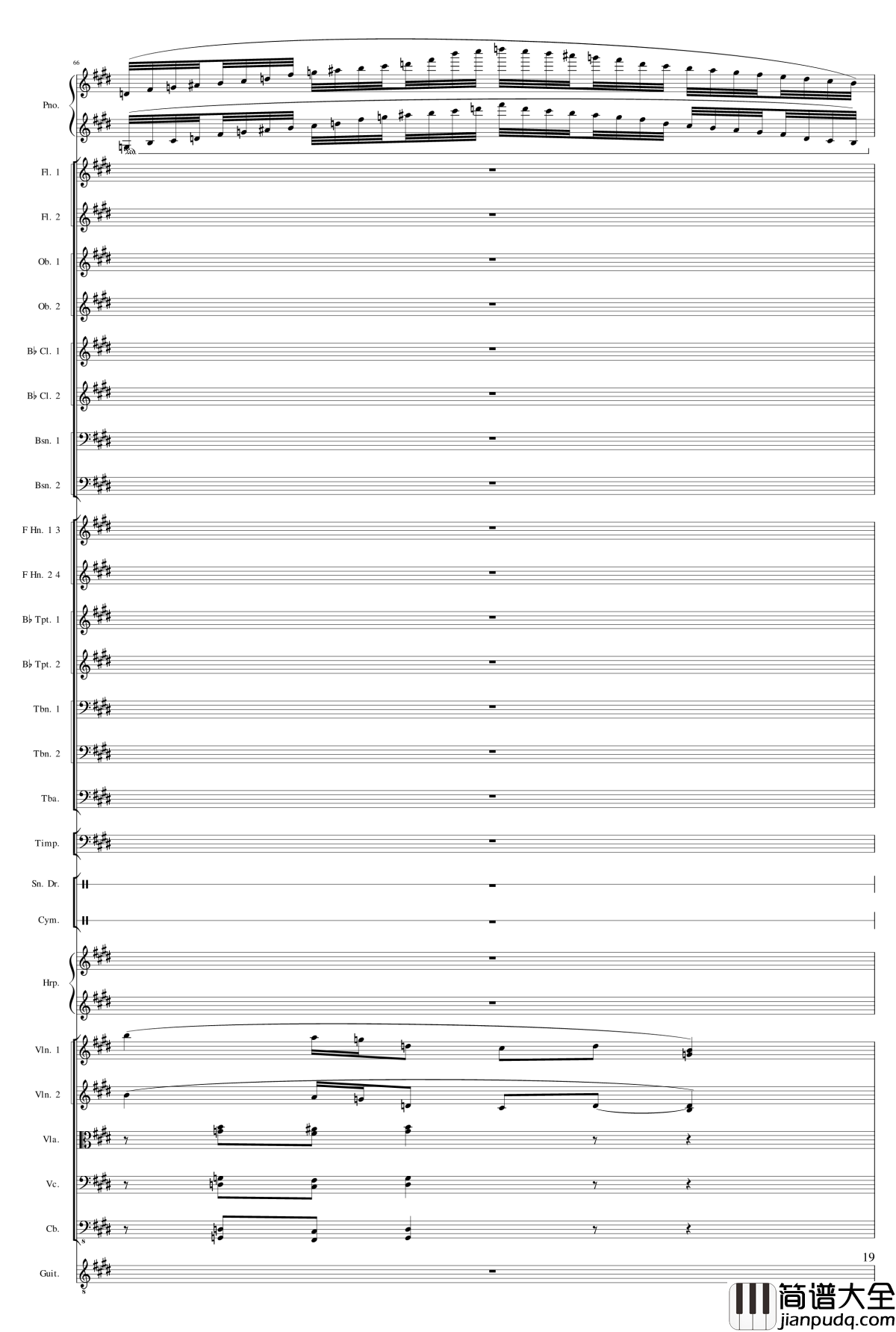 小温狂想曲2.17钢琴谱_旅游协奏曲_第四乐章_终乐章_一个球