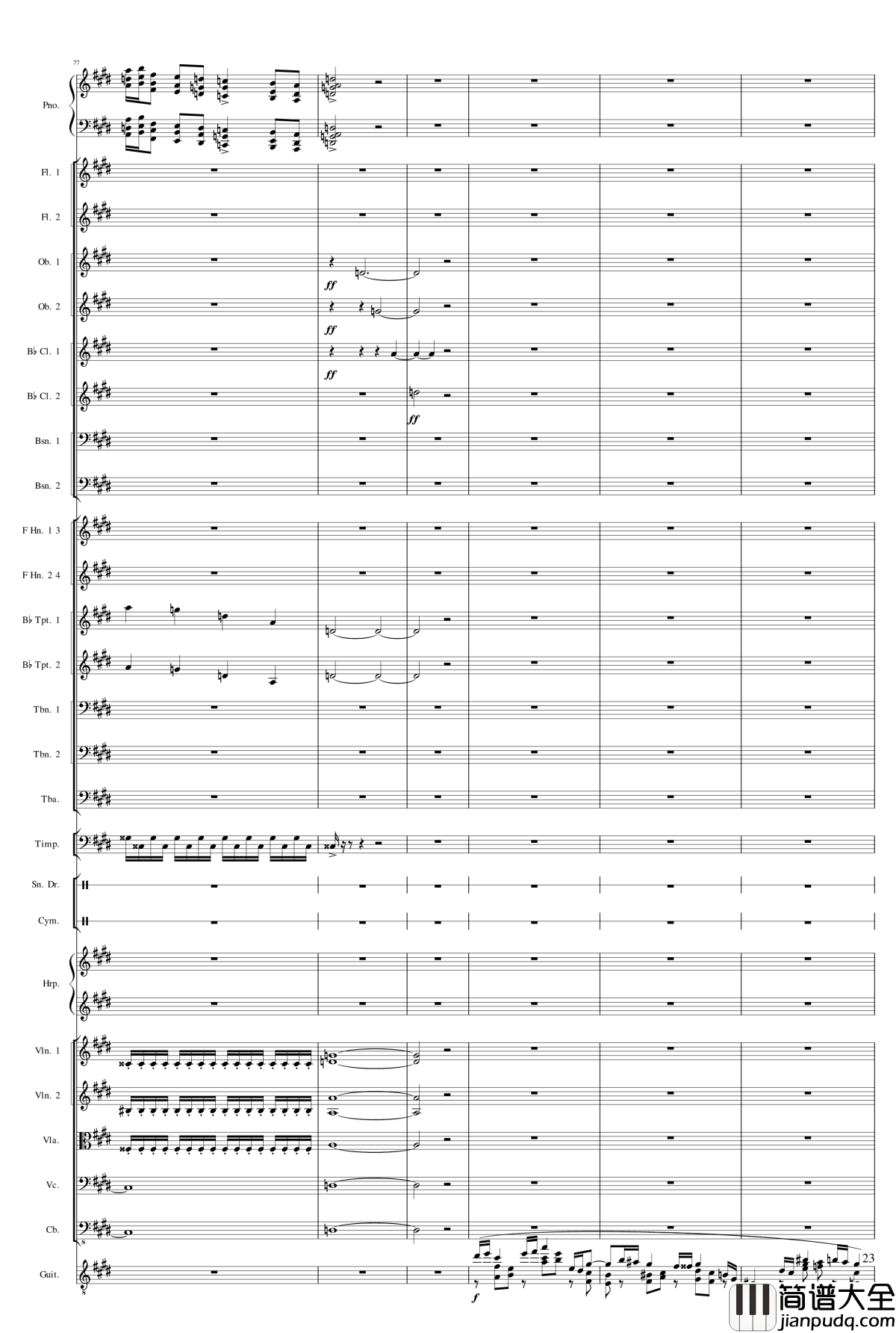 小温狂想曲2.17钢琴谱_旅游协奏曲_第四乐章_终乐章_一个球