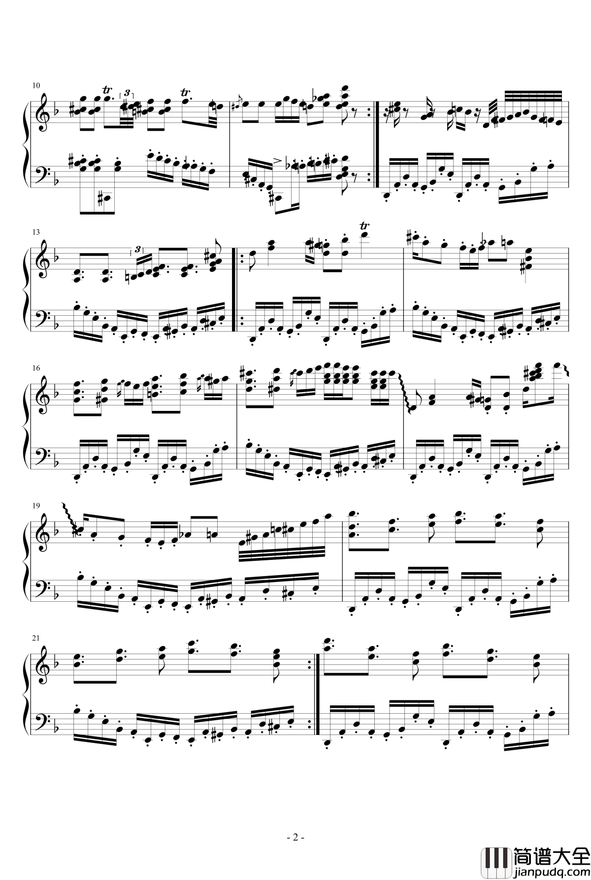 蛙蛤蛤钢琴谱_wudildy