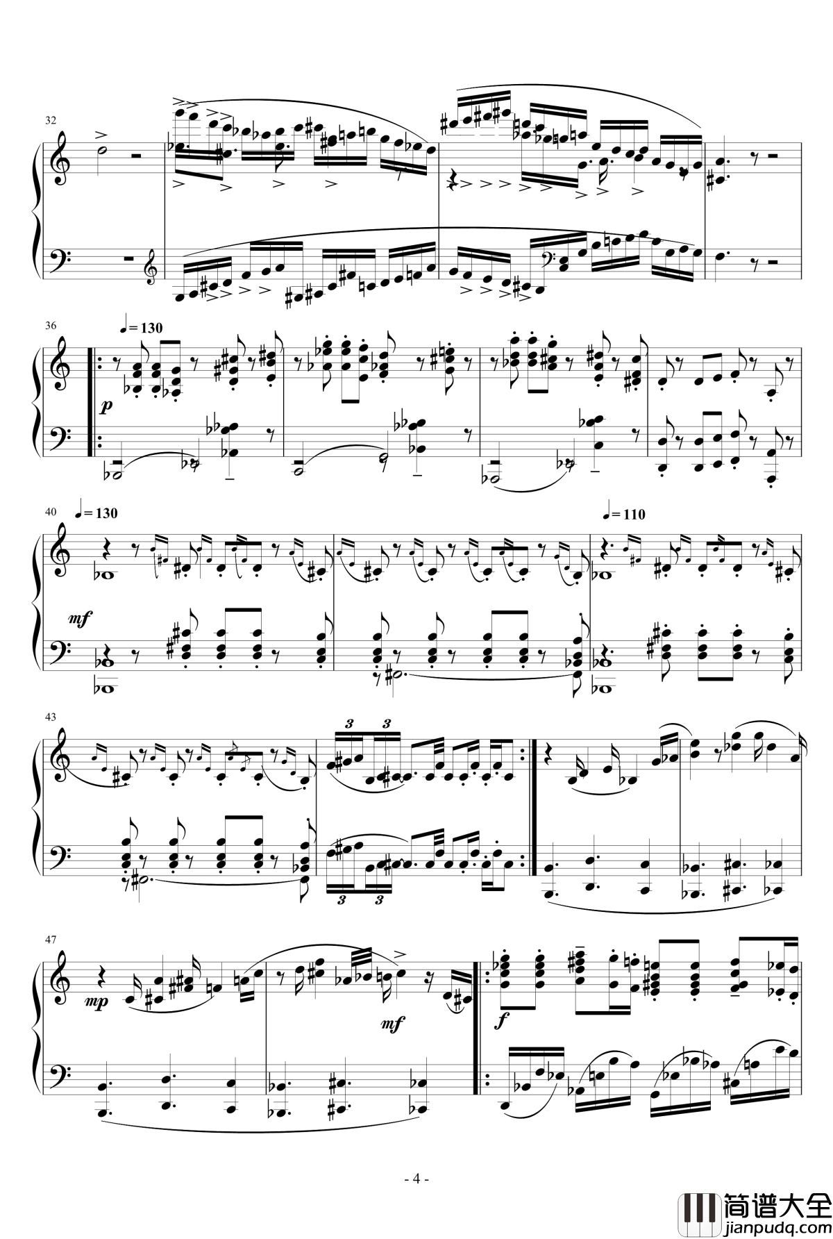 小温狂想曲2.18钢琴谱_献给comicker_一个球