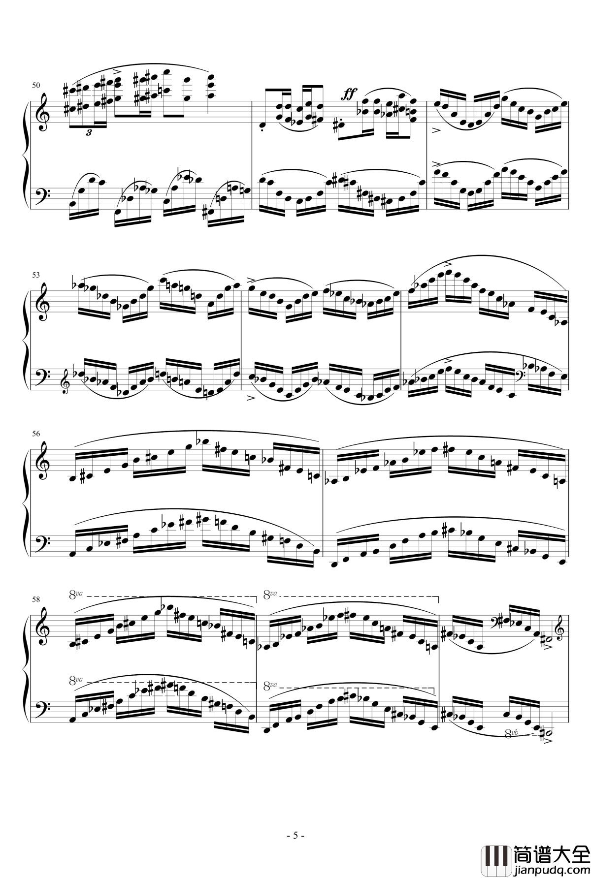 小温狂想曲2.18钢琴谱_献给comicker_一个球