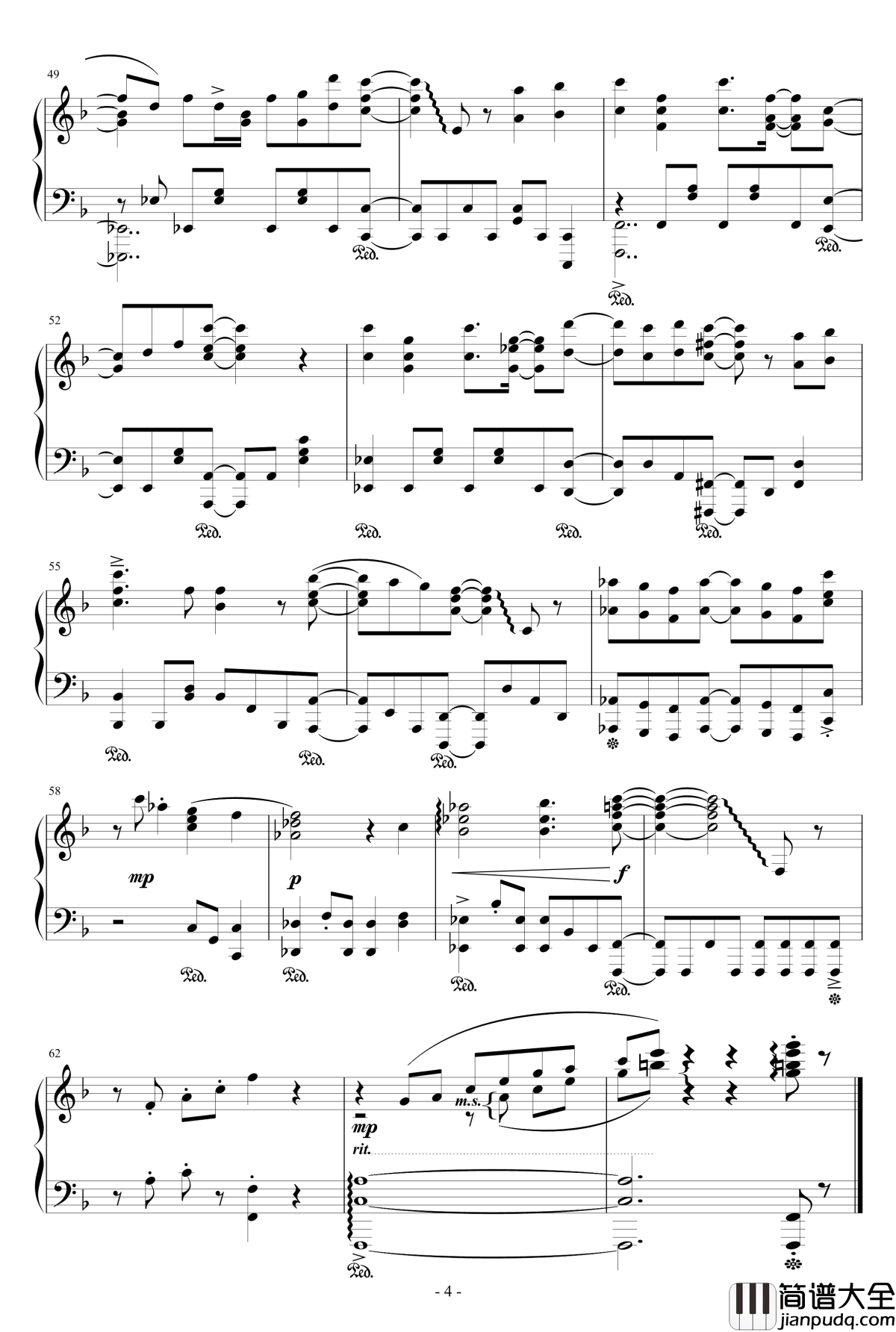 第二季NEW_GAME_OP钢琴谱__STEP_by_STEP_UP↑↑↑↑_new_game