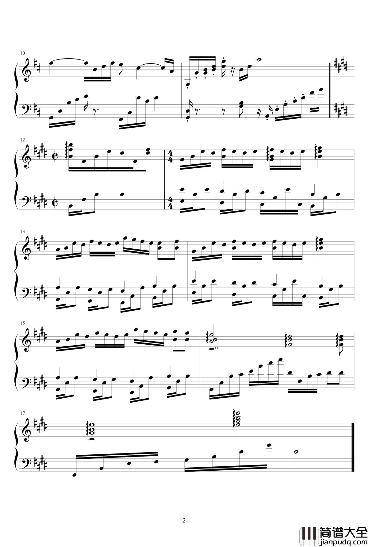 little_love钢琴谱_真实之泪