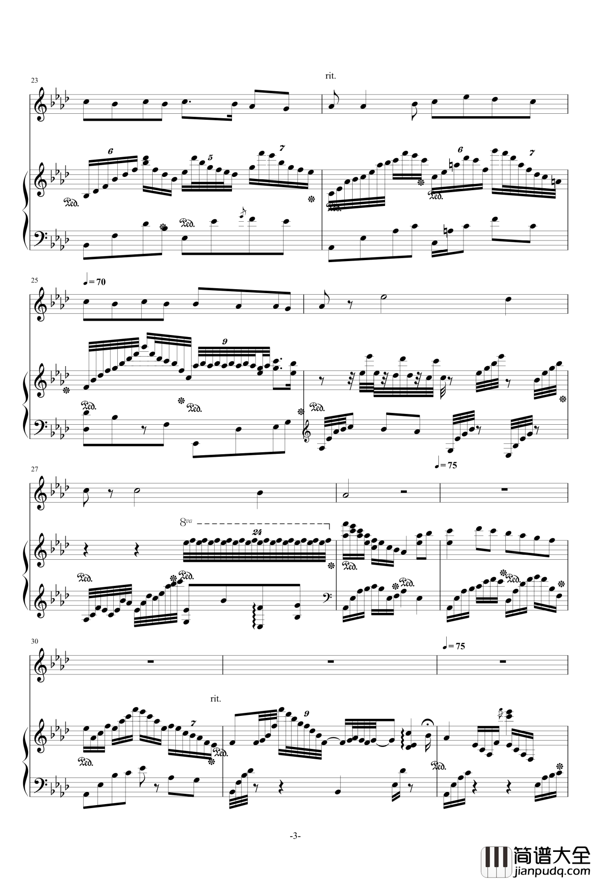 游移的月亮钢琴谱_贝里尼