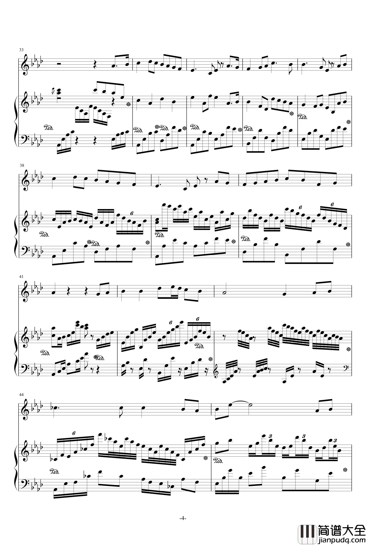 游移的月亮钢琴谱_贝里尼