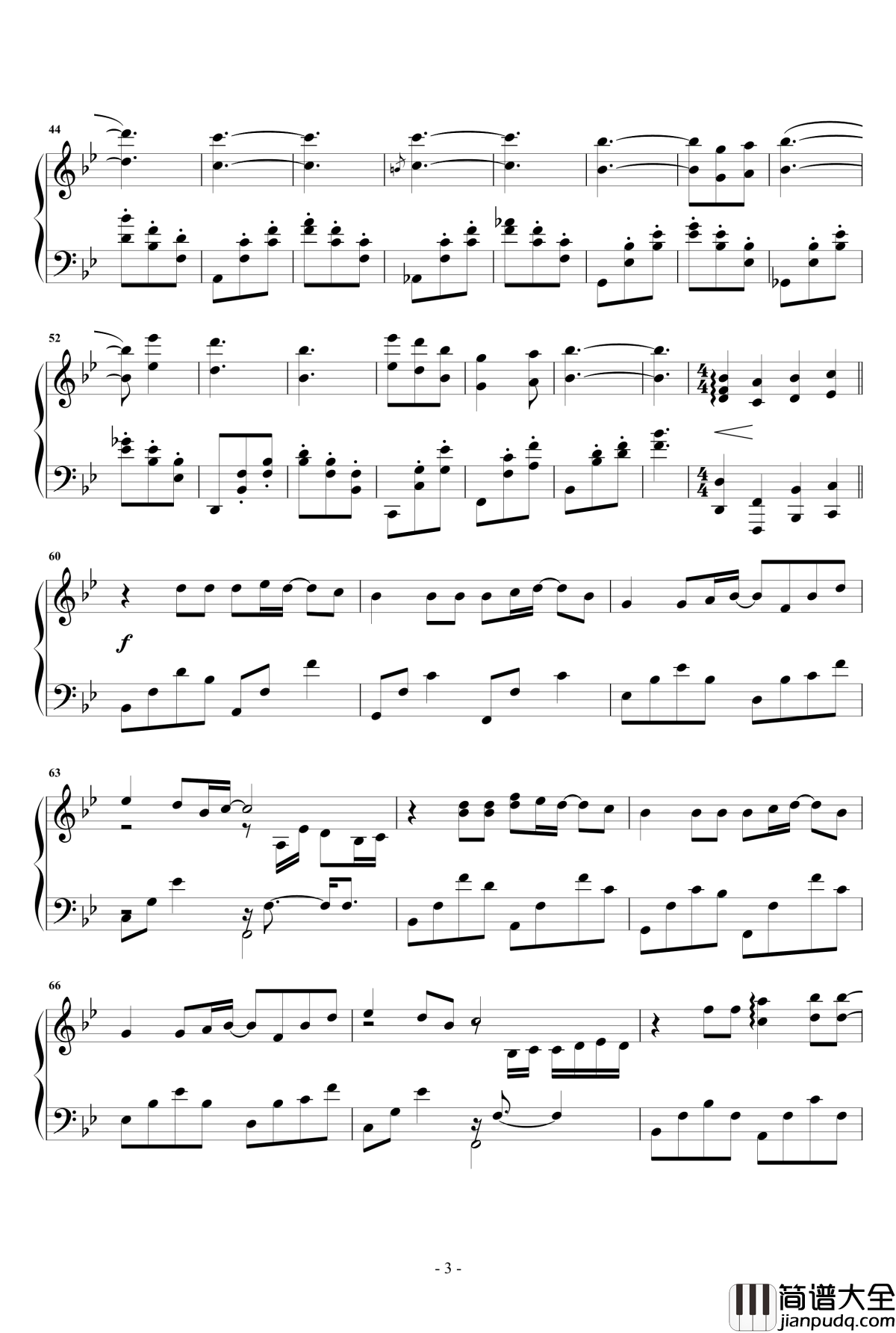 一个人的风景钢琴谱_夏至未至插曲