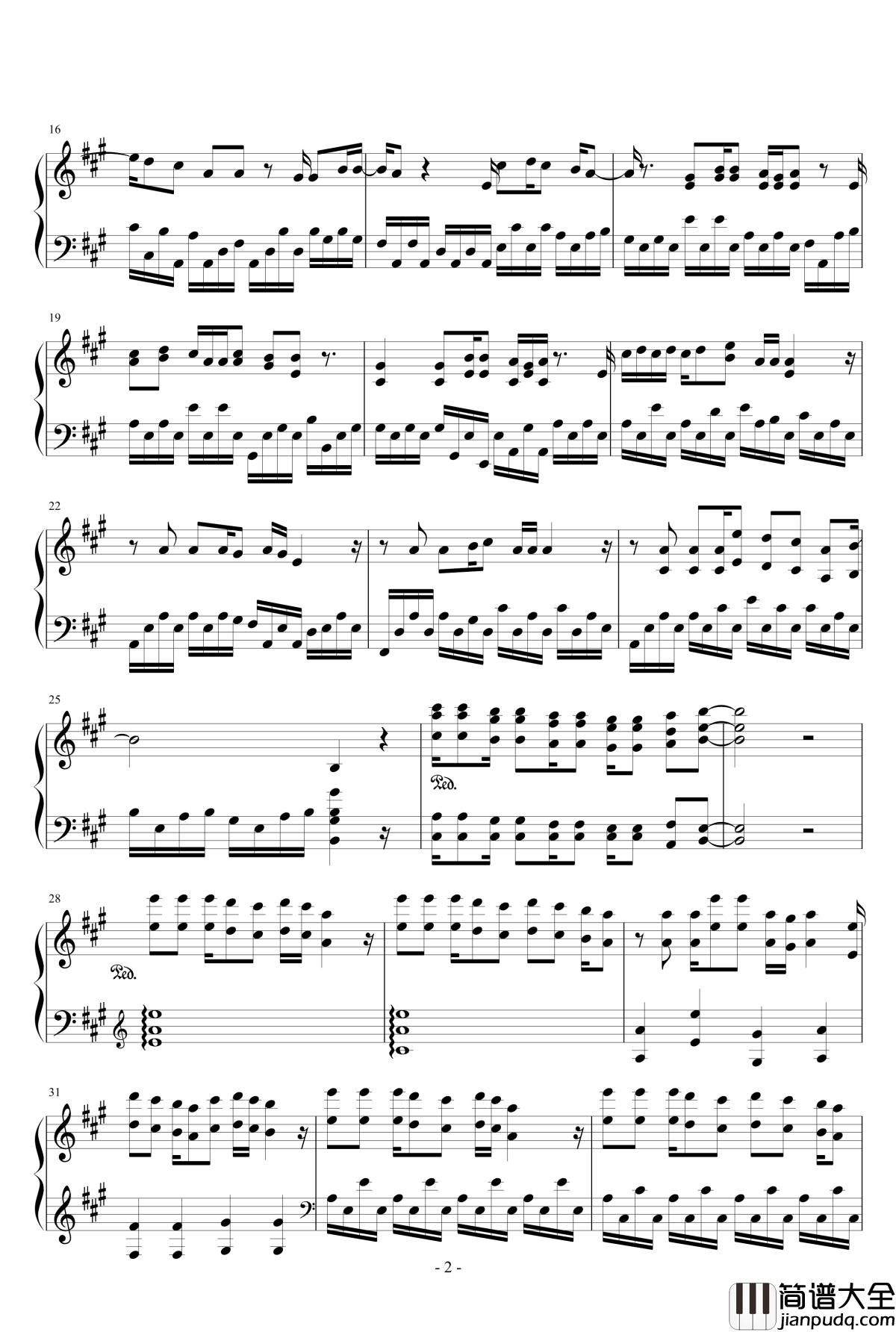 黑子的篮球钢琴谱_regal_generation