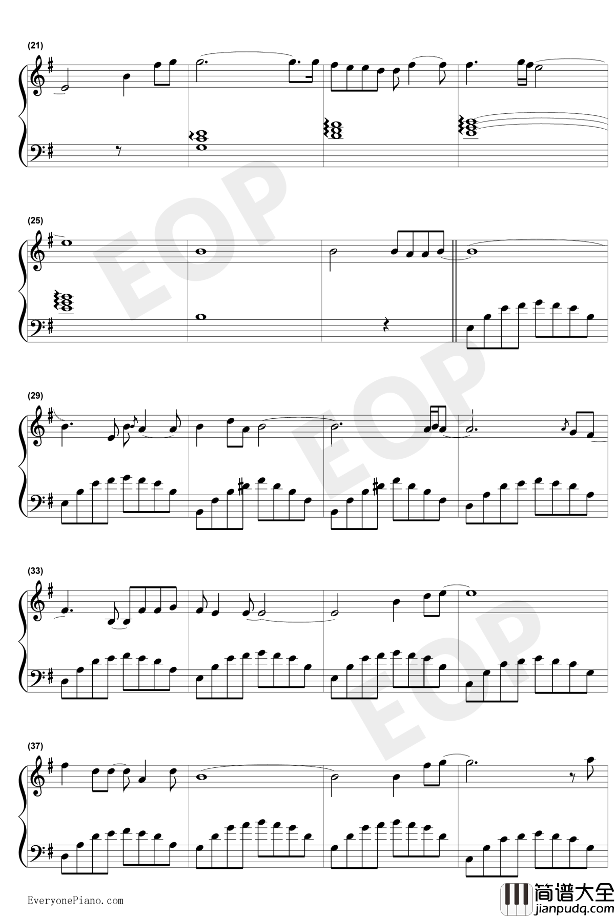 醉春风钢琴谱_金学峰_心爱_倚天屠龙记主题曲