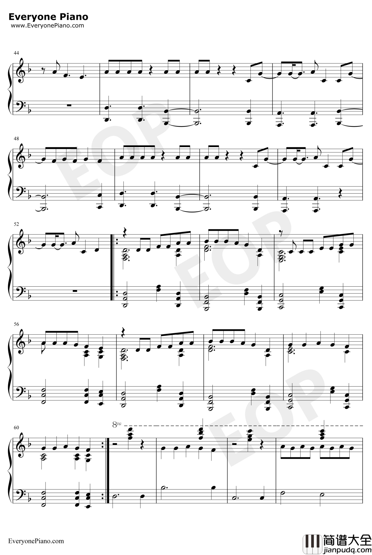 None_Of_My_Business钢琴谱_Cher_Lloyd