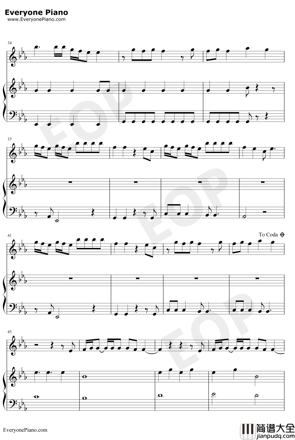 Who_Do_You_Love钢琴谱_The_Chainsmokers/5_Seconds_of_Summer