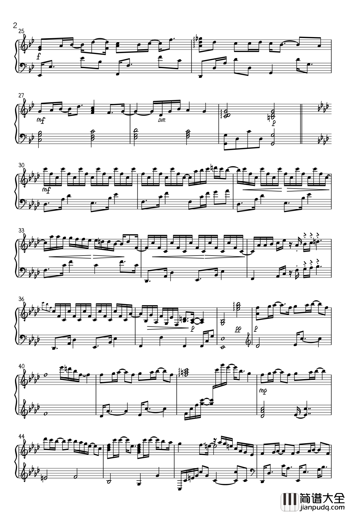 泪的声音钢琴谱_V.K克