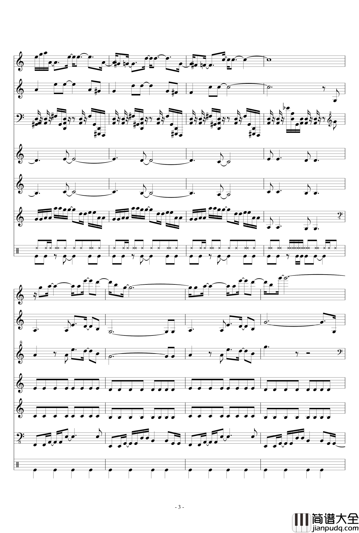 Good_Night钢琴谱_Gimmick!