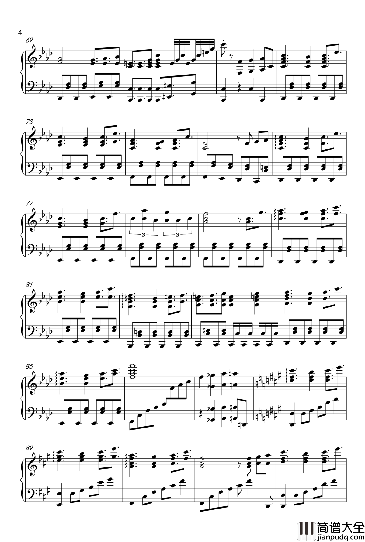 風神少女钢琴谱_long_ver._东方project_东方_触手猴