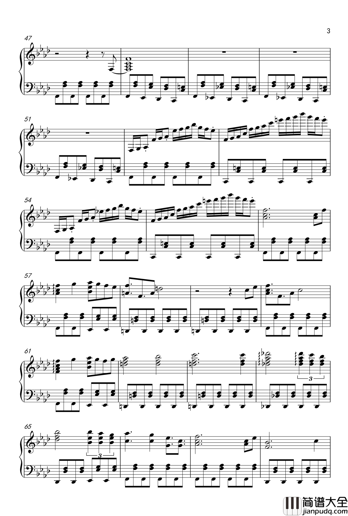 風神少女钢琴谱_long_ver._东方project_东方_触手猴