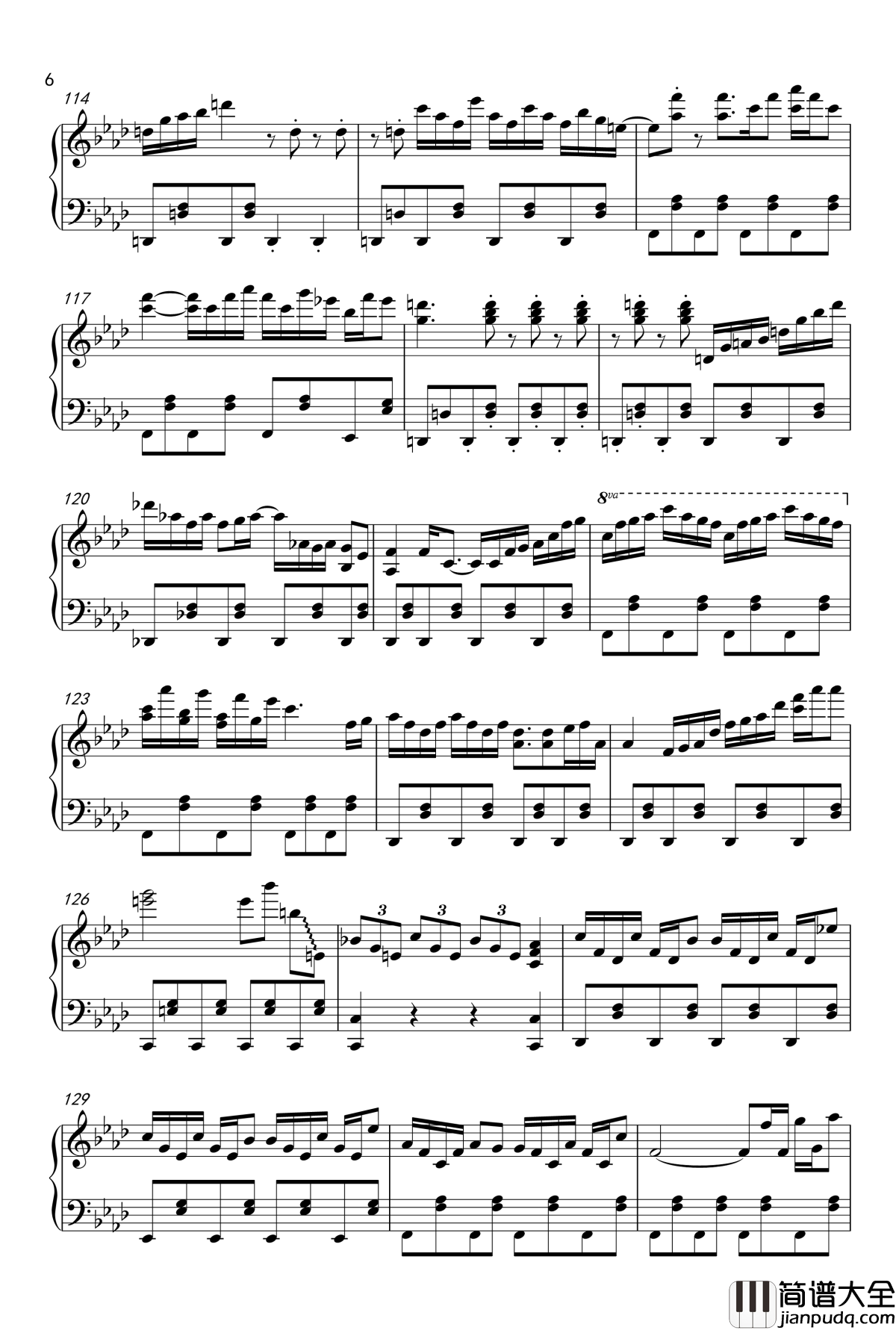 風神少女钢琴谱_long_ver._东方project_东方_触手猴