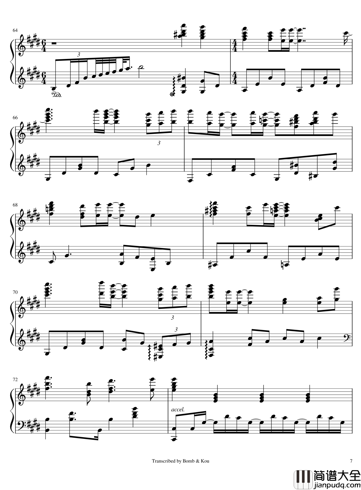 wishing_by_Rem钢琴谱_水濑いのり