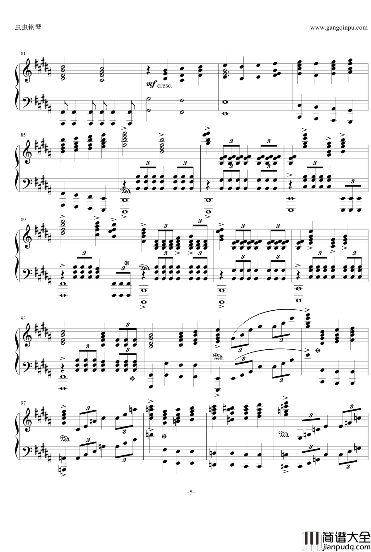 メインテーマ钢琴谱_碧蓝幻想__主题音乐_グランブルーファンタジ