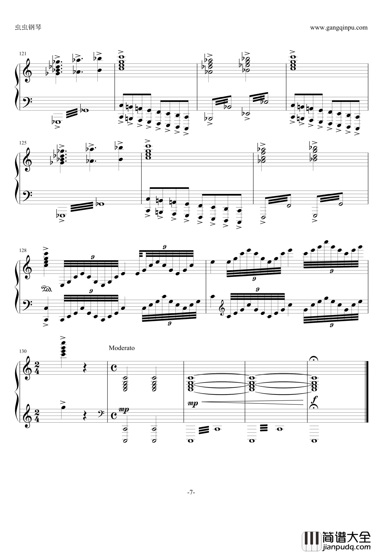 メインテーマ钢琴谱_碧蓝幻想__主题音乐_グランブルーファンタジ