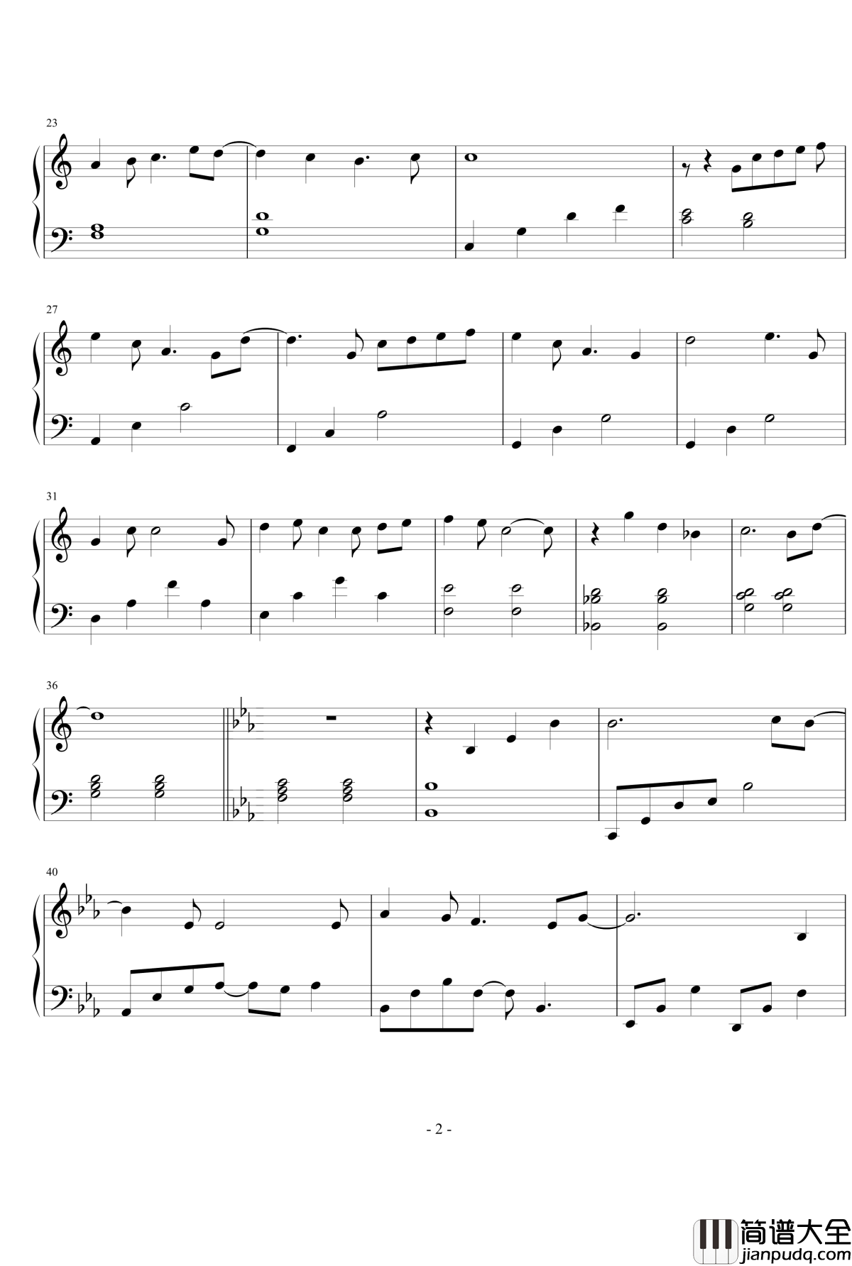 星屑钢琴谱_Key_Sounds_Label