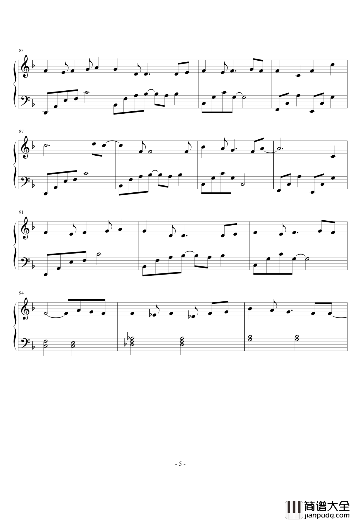 星屑钢琴谱_Key_Sounds_Label