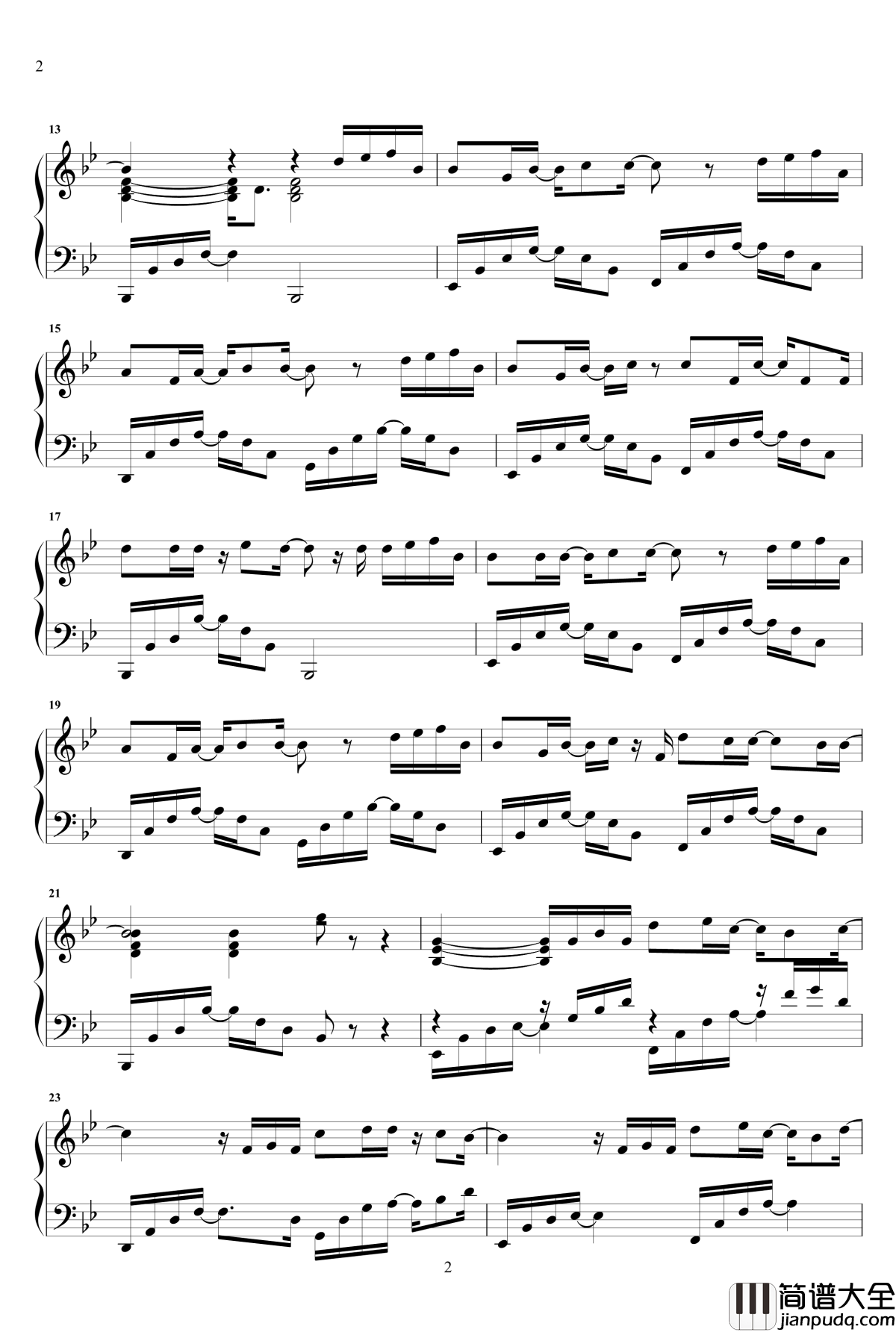 左肩钢琴谱_安苏羽