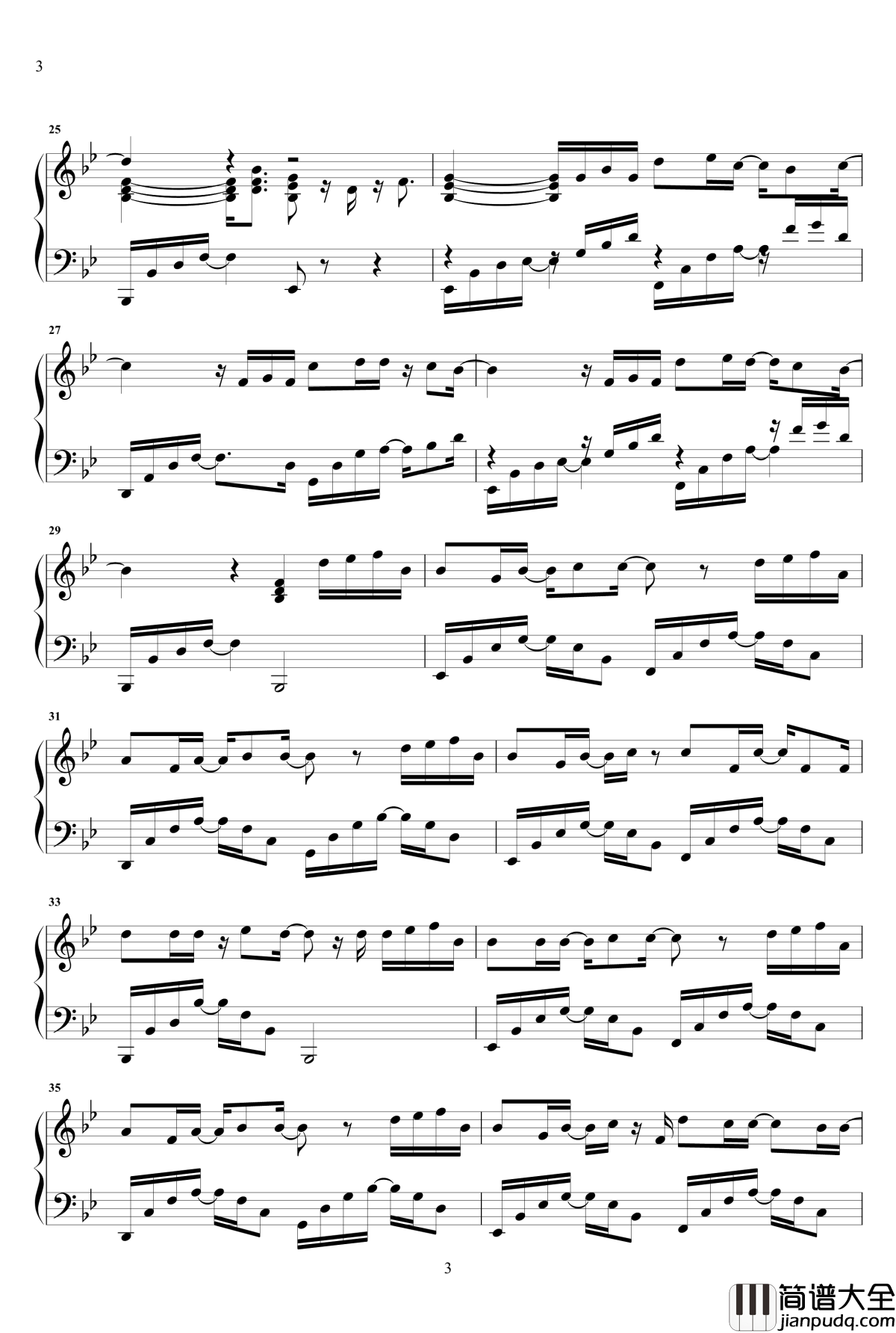 左肩钢琴谱_安苏羽