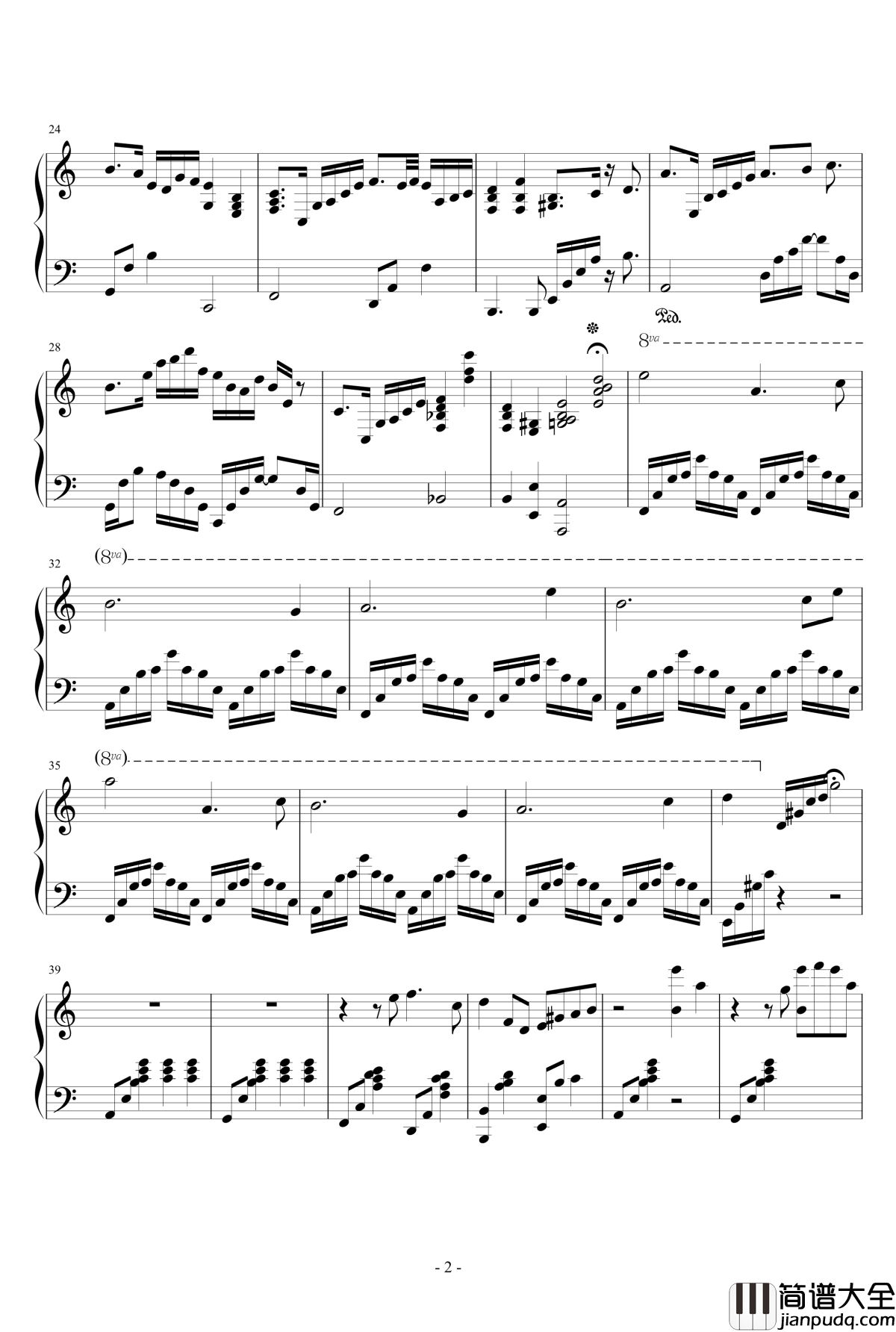 梦钢琴谱_忧伤歌声_郭易