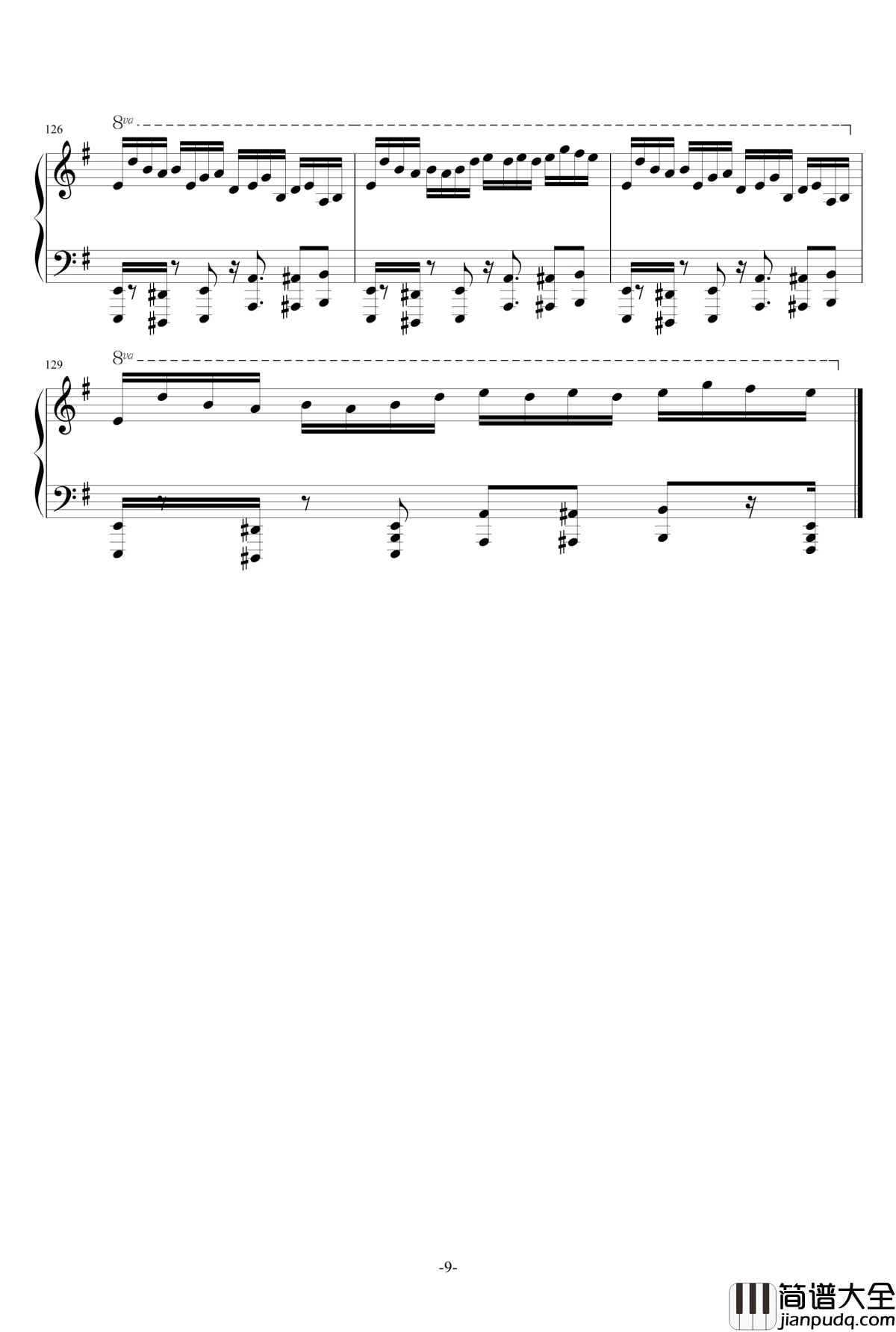 ダイナマイト钢琴谱_pia_no_jac·炸药_风神雷神