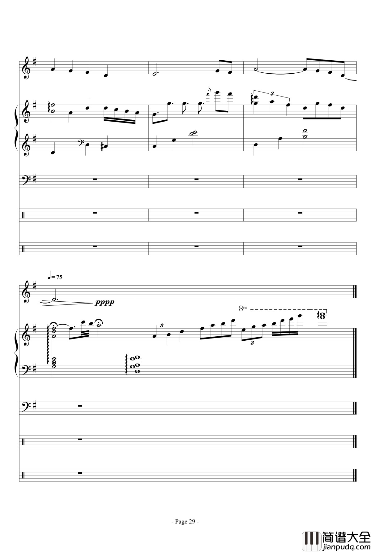 心の彼岸钢琴谱_lujianxiang555