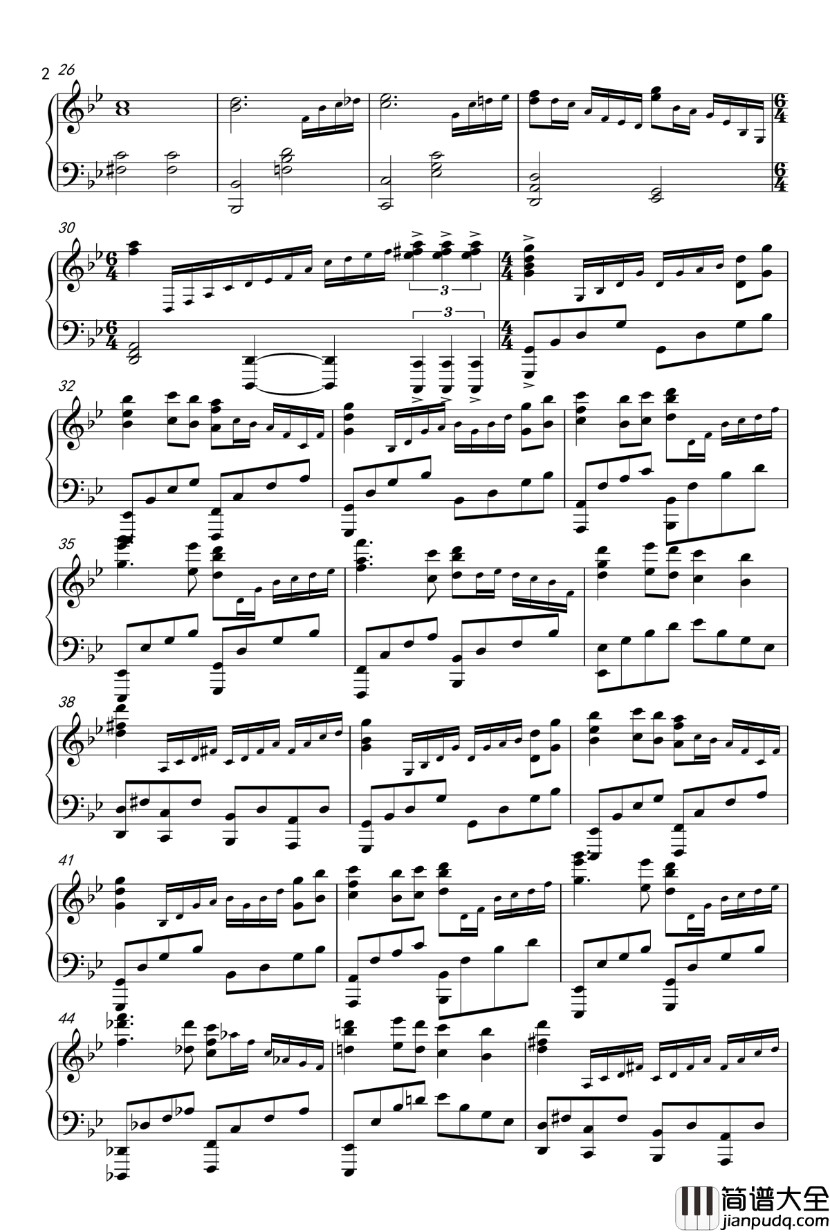 王者荣耀曲集钢琴谱_王者荣耀