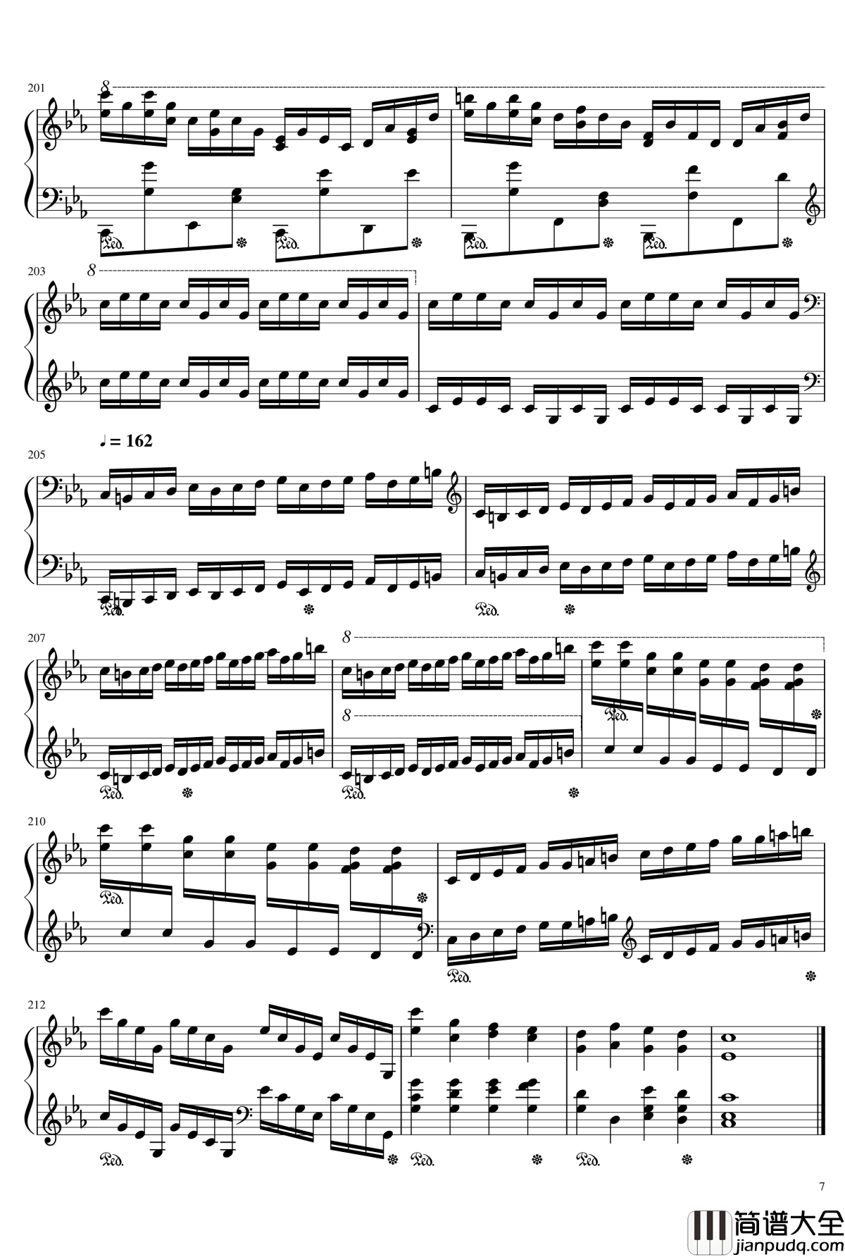 钢琴协奏曲第一乐章钢琴谱_Ice_KUN