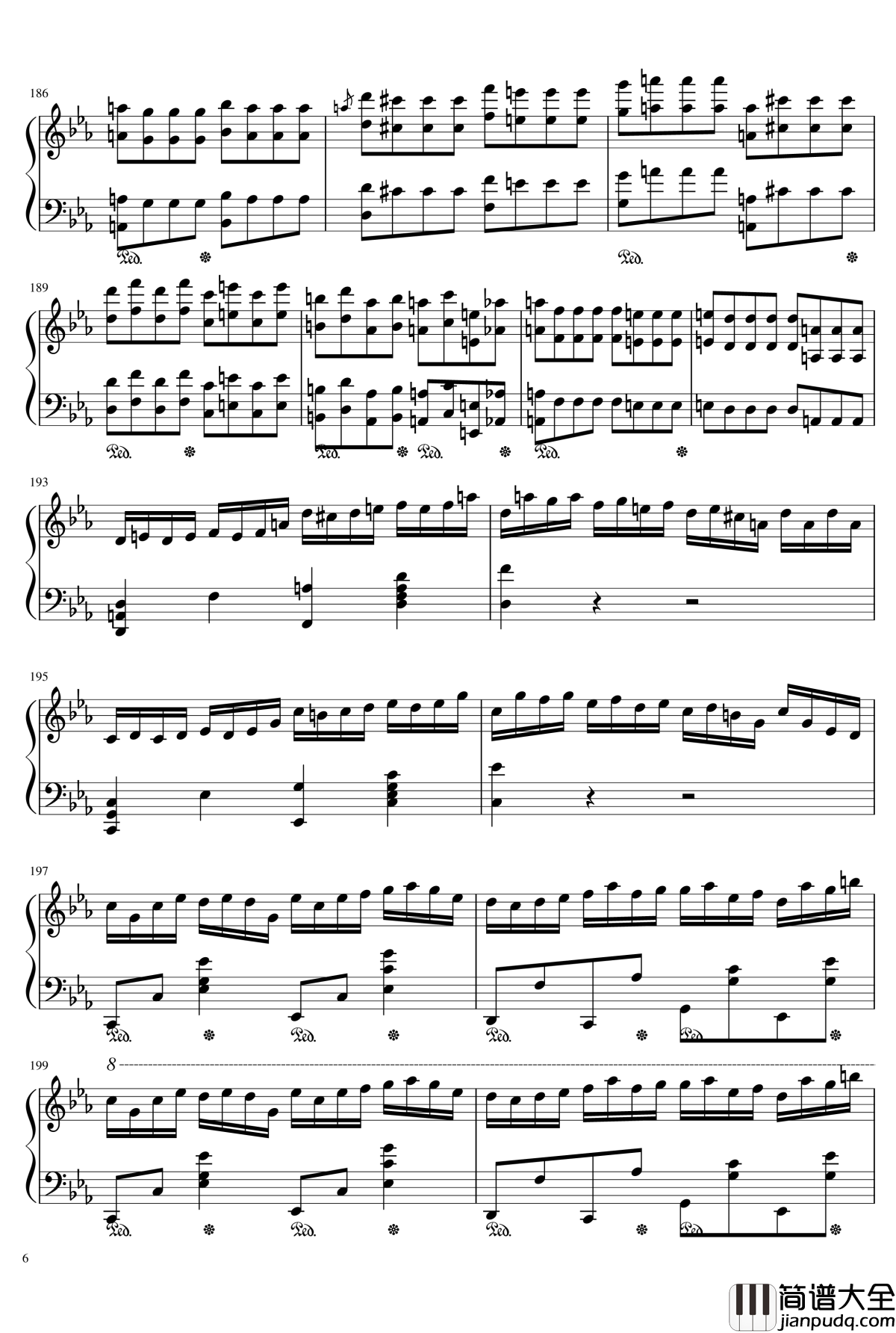 钢琴协奏曲第一乐章钢琴谱_Ice_KUN