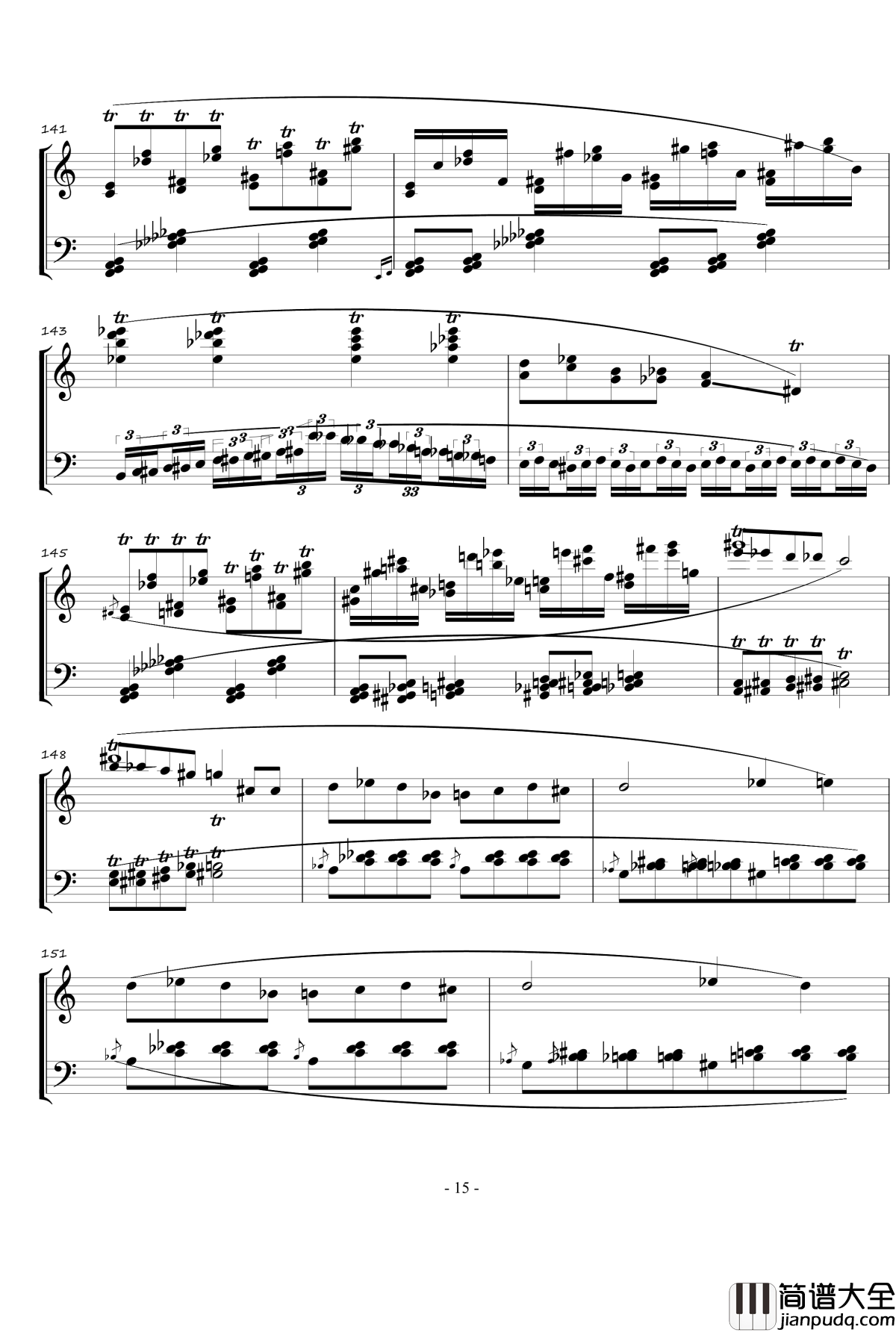 火星奏鸣曲钢琴谱_第一乐章_火星先生