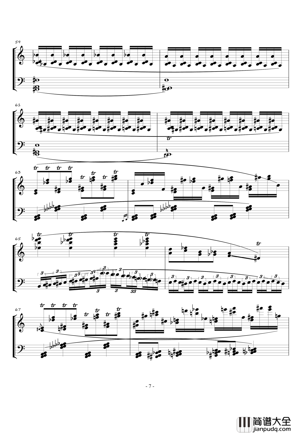 火星奏鸣曲钢琴谱_第一乐章_火星先生