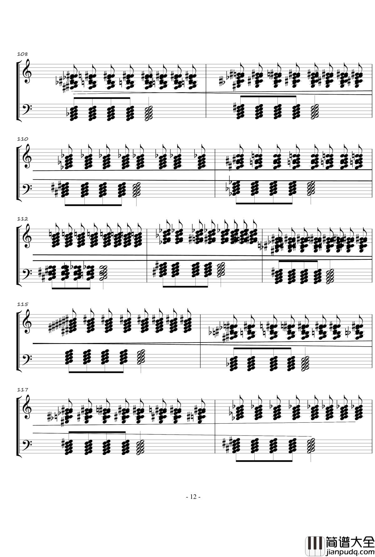 火星奏鸣曲钢琴谱_第一乐章_火星先生