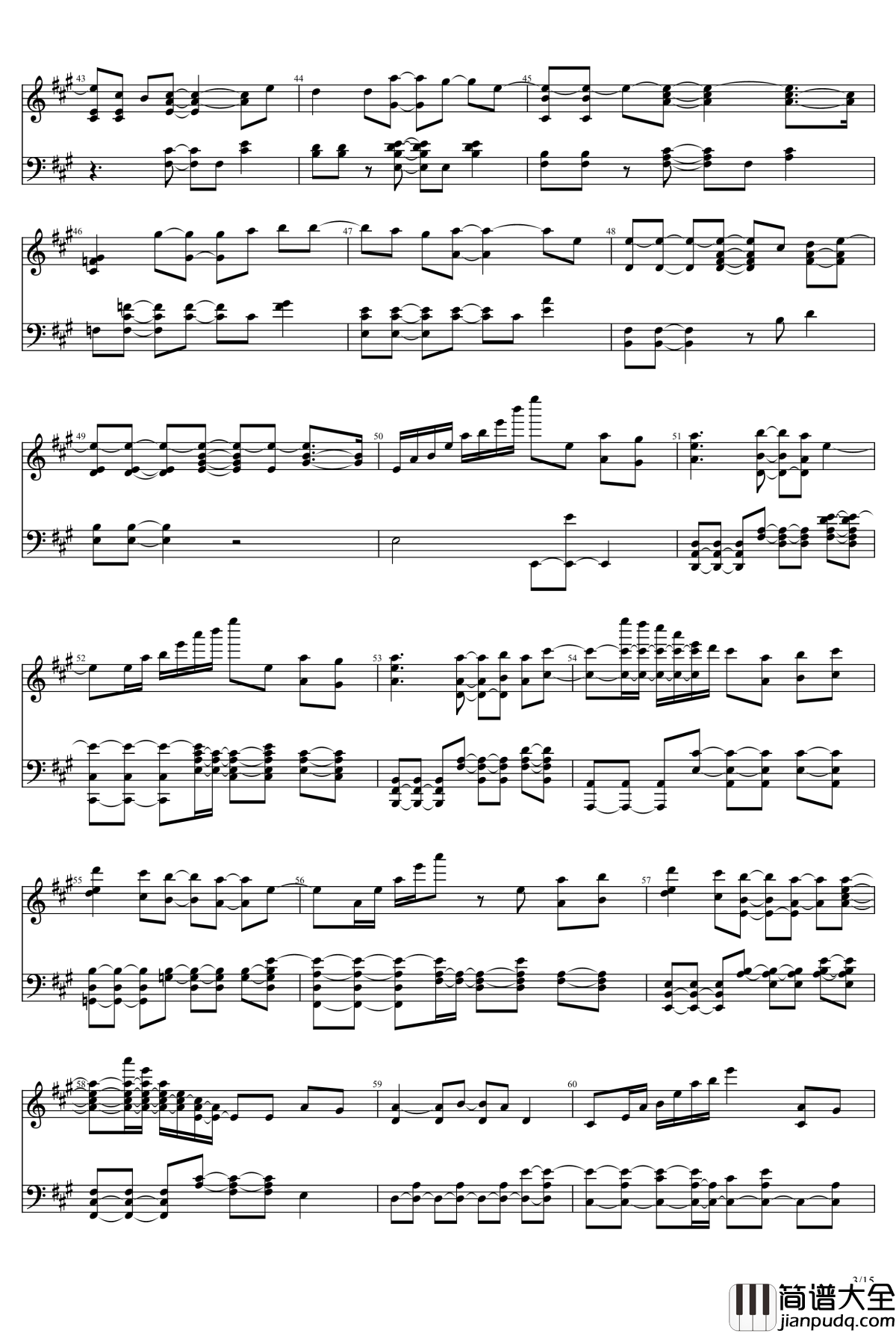 Nagi_no_Asukara_Piano_Suite钢琴谱__来自风平浪静的明天_凪のあすから