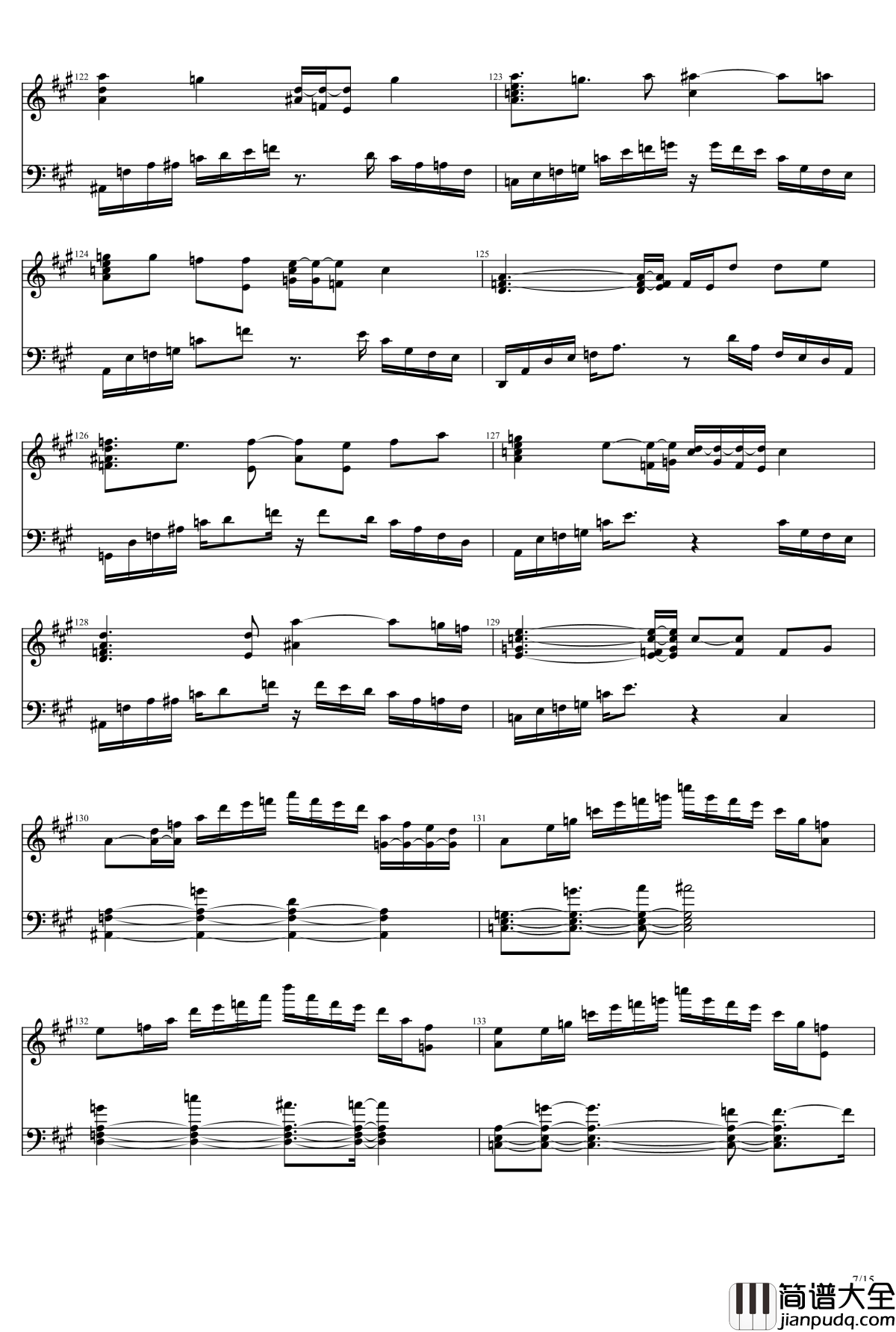 Nagi_no_Asukara_Piano_Suite钢琴谱__来自风平浪静的明天_凪のあすから