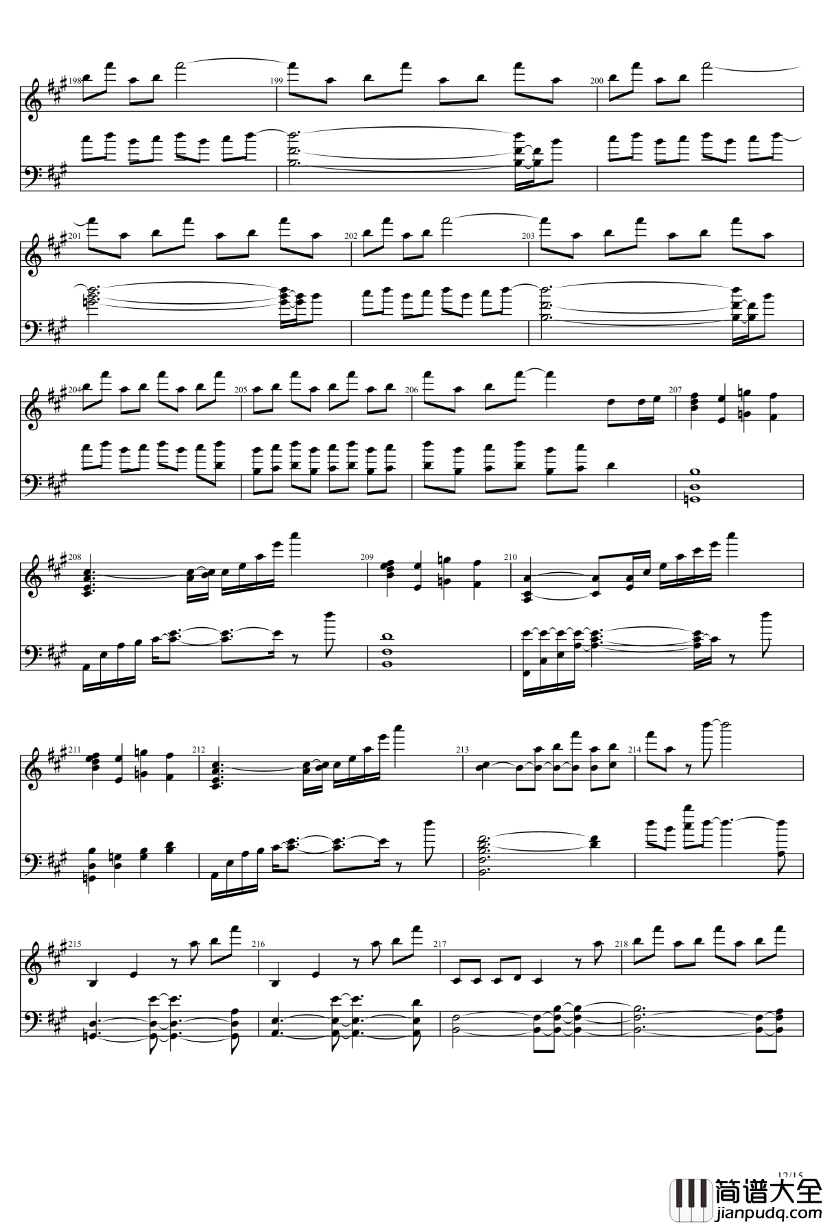 Nagi_no_Asukara_Piano_Suite钢琴谱__来自风平浪静的明天_凪のあすから