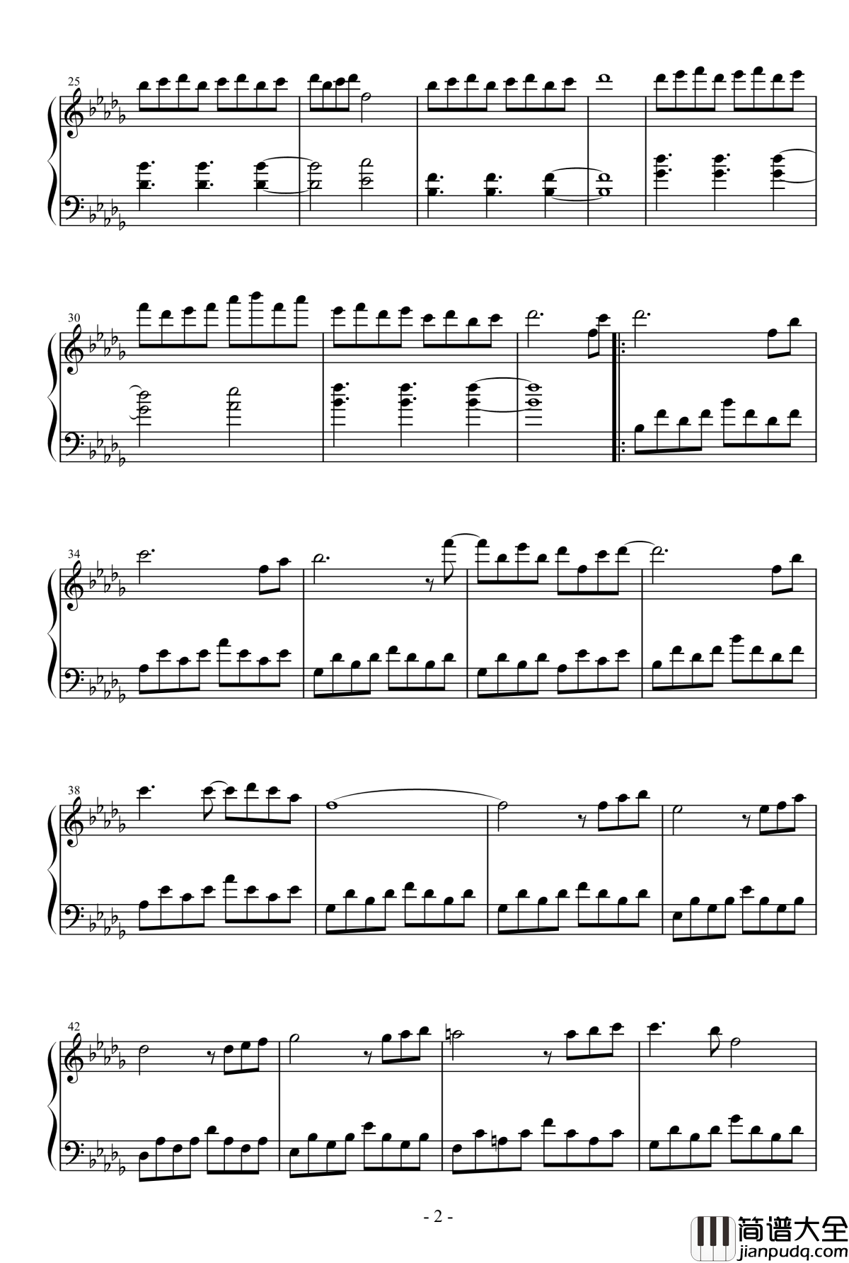 天空的花都钢琴谱_zun