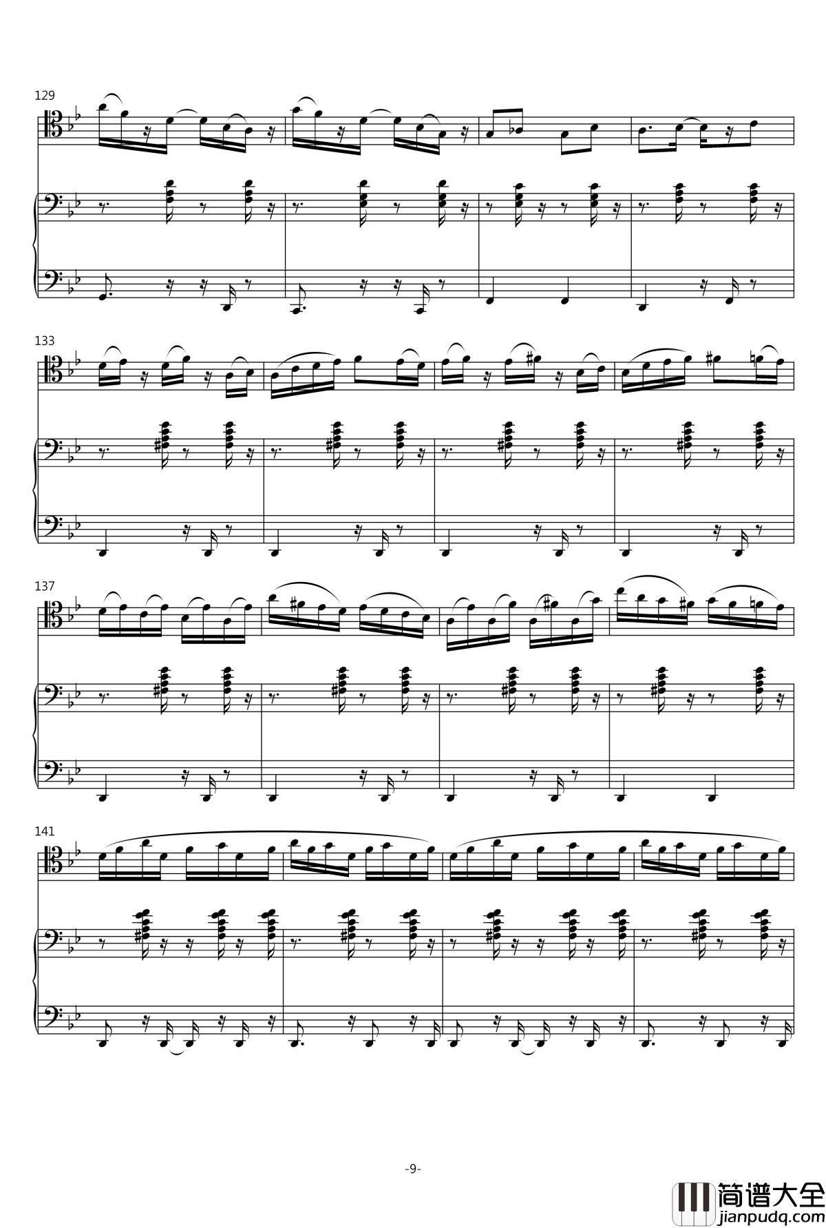 炒冷饭钢琴谱_KioooS