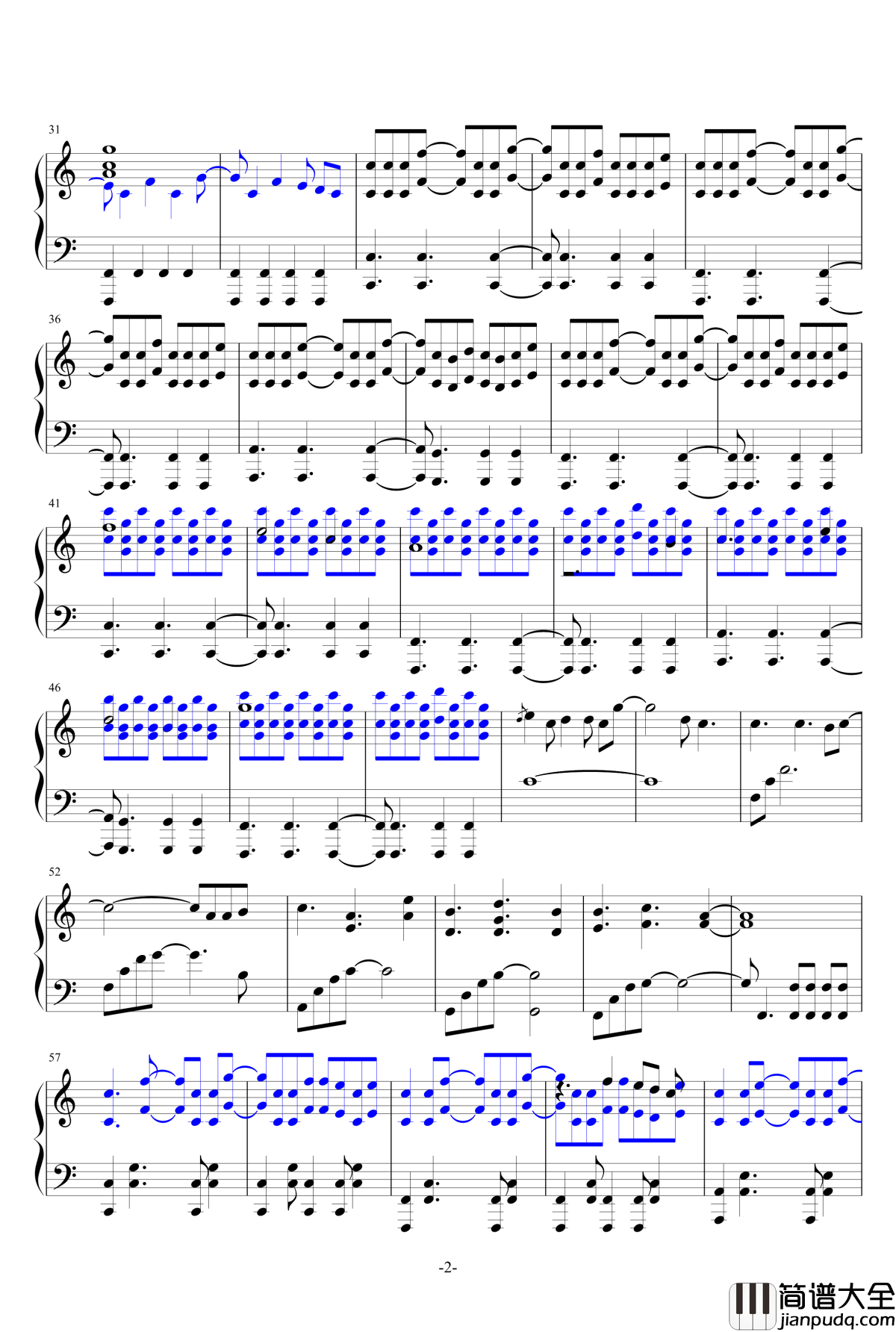 银色村庄钢琴谱_地下城与勇士_silver_crown