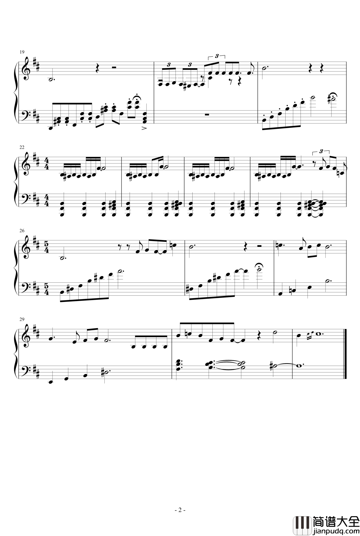 鬼娃娃钢琴谱_【慎入】_非主流