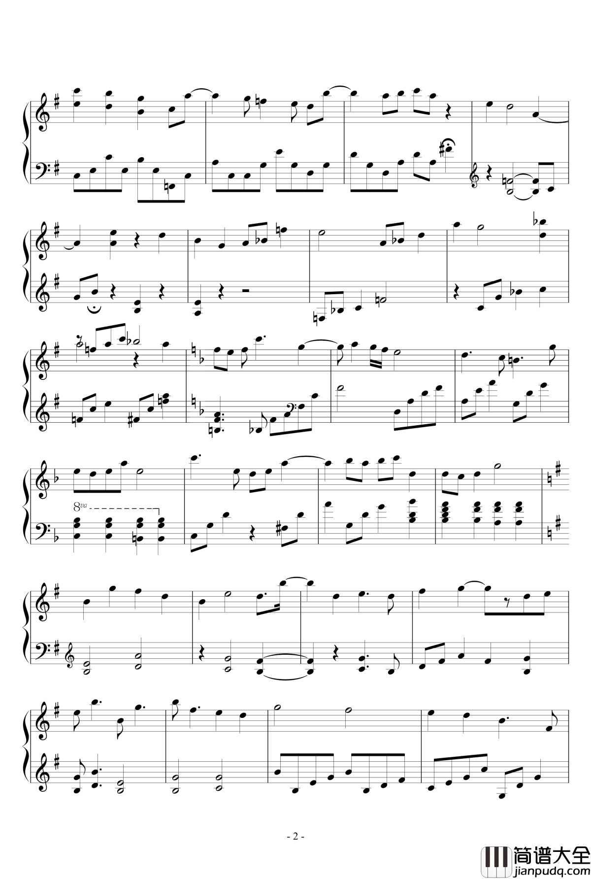 心境如雨钢琴谱_付冬波